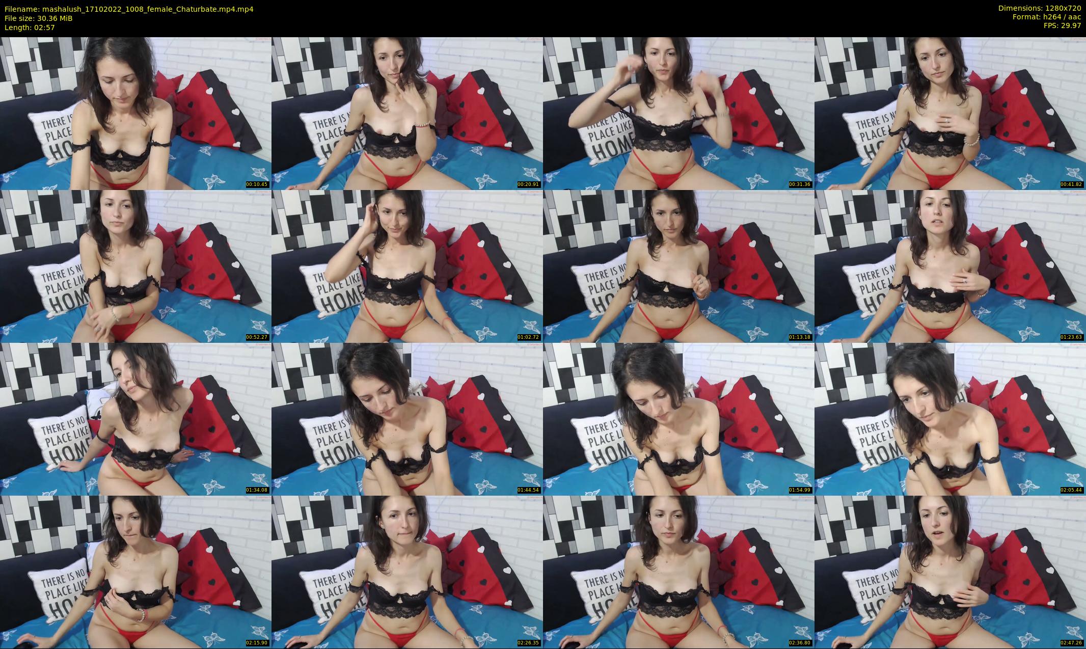 mashalush — 3 minute Chaturbate female cam show recording, 720p, Oct 17, 2022