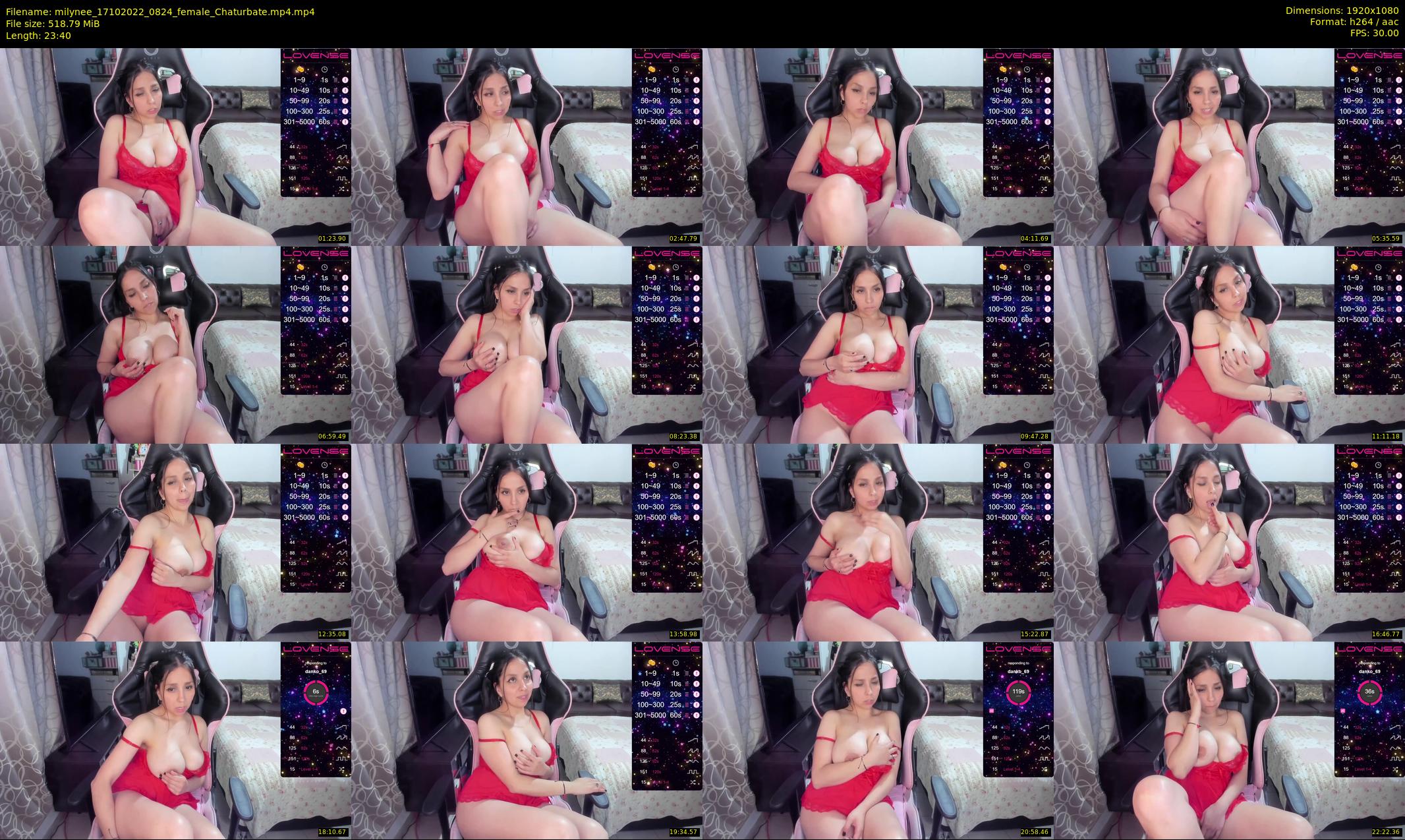 milynee — 24 minute Chaturbate female cam show recording, 1080p, Oct 17, 2022