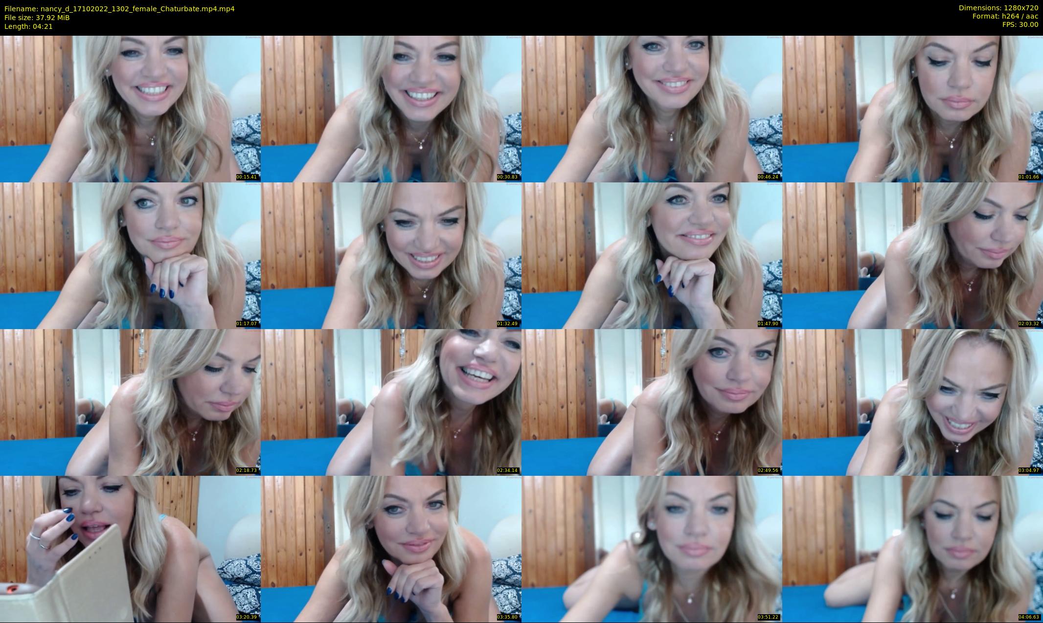 nancy_d — 5 minute Chaturbate female cam show recording, 720p, Oct 17, 2022