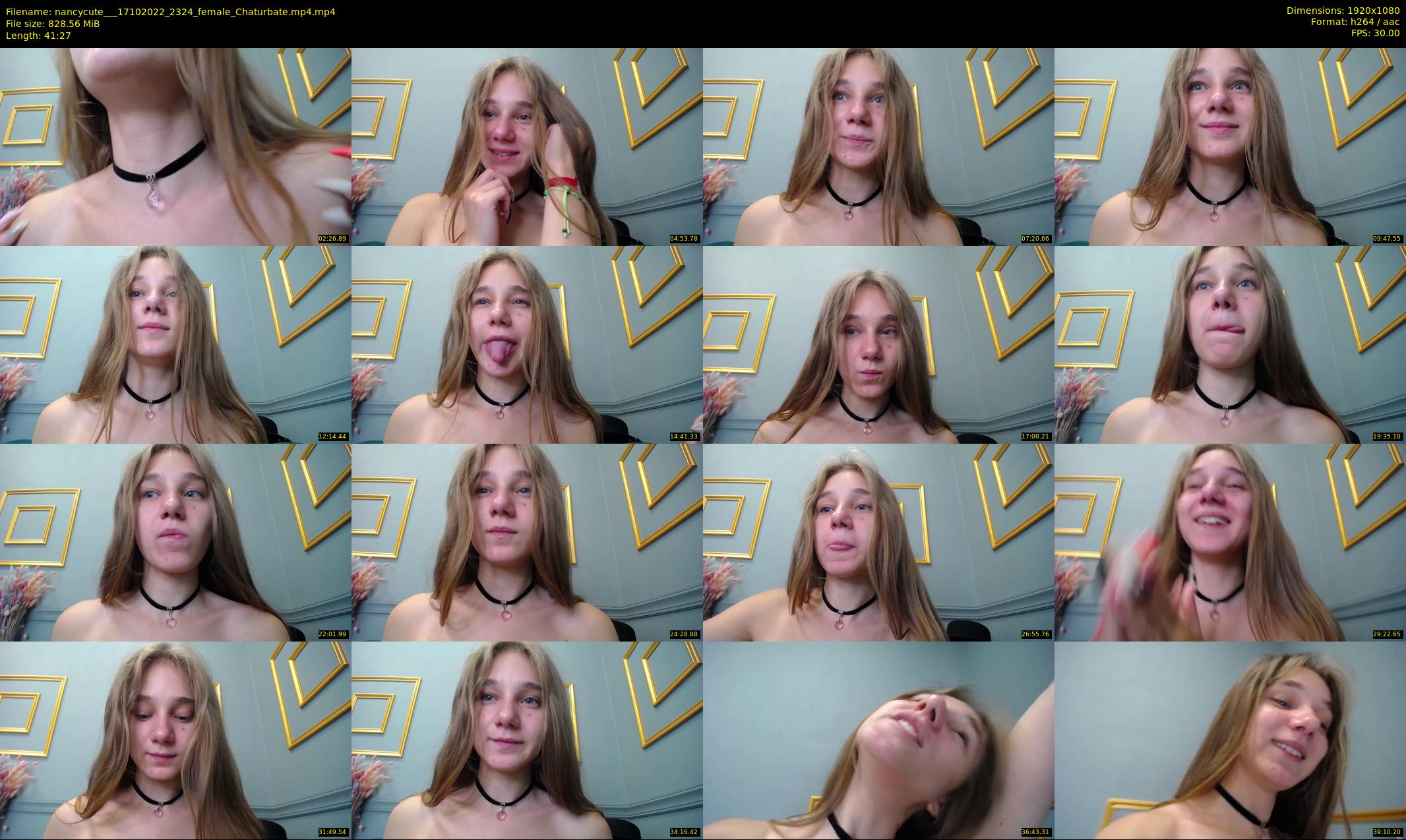 nancycute__ — 42 minute Chaturbate female cam show recording, 1080p, Oct 17, 2022