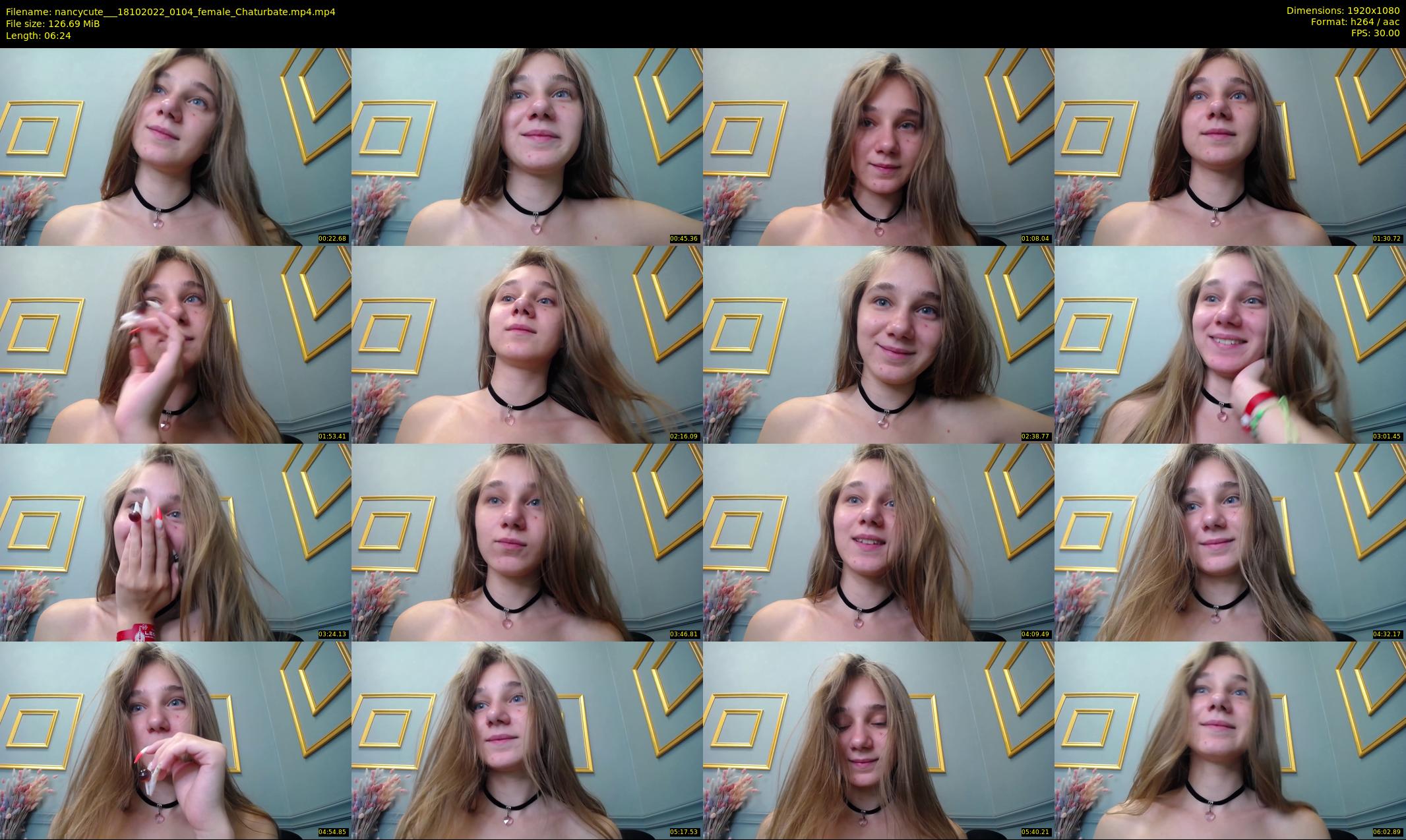 nancycute__ — 7 minute Chaturbate female cam show recording, 1080p, Oct 18, 2022