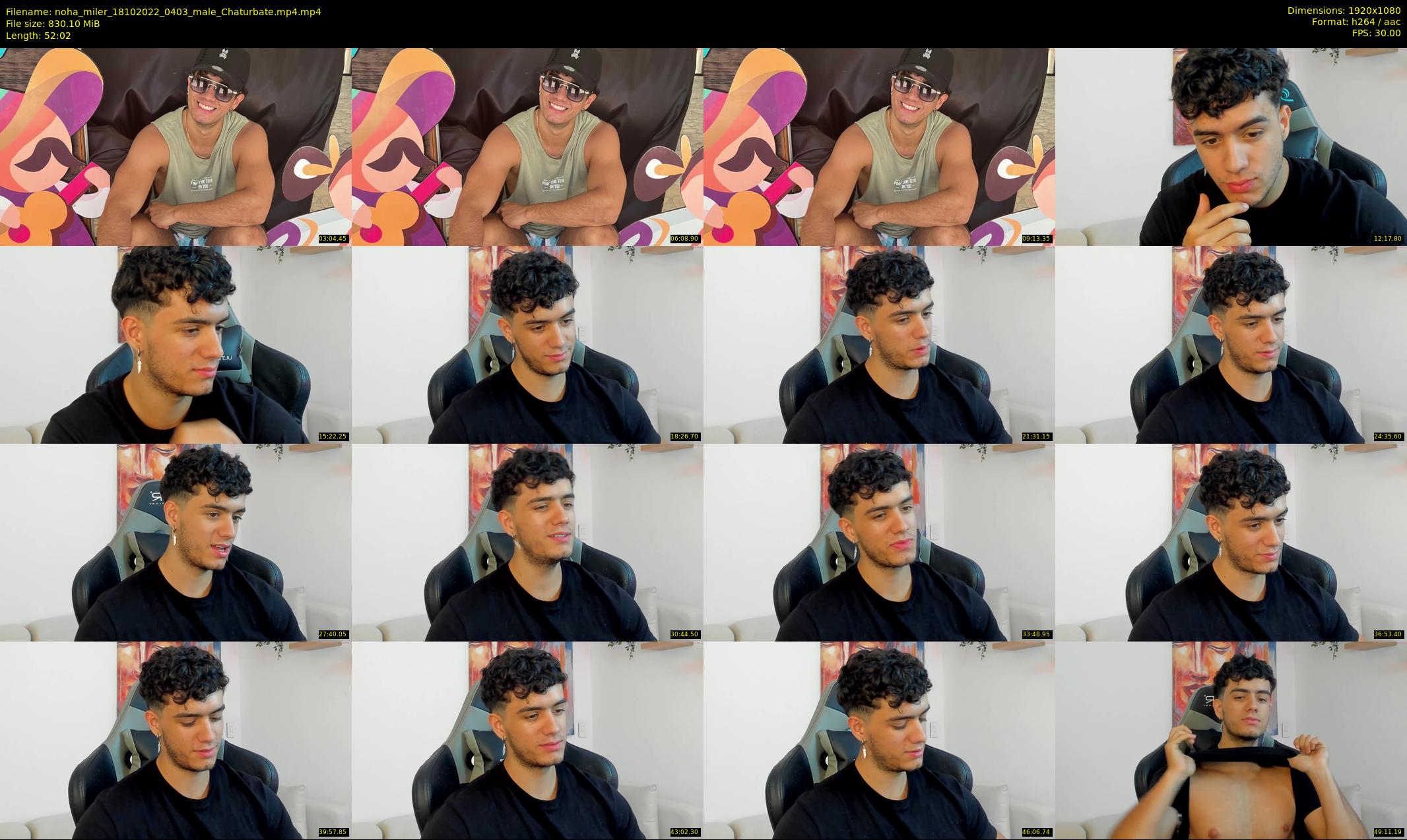 noha_miler — 53 minute Chaturbate male cam show recording, 1080p, Oct 18, 2022