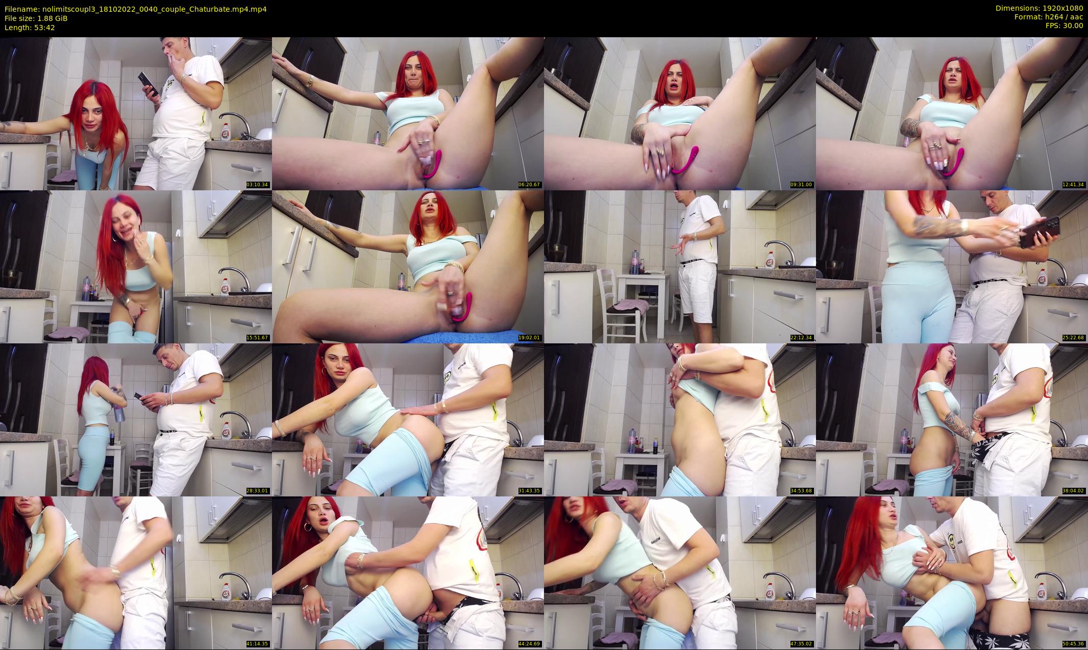 nolimitscoupl3 — 54 minute Chaturbate couple cam show recording, 1080p, Oct 18, 2022