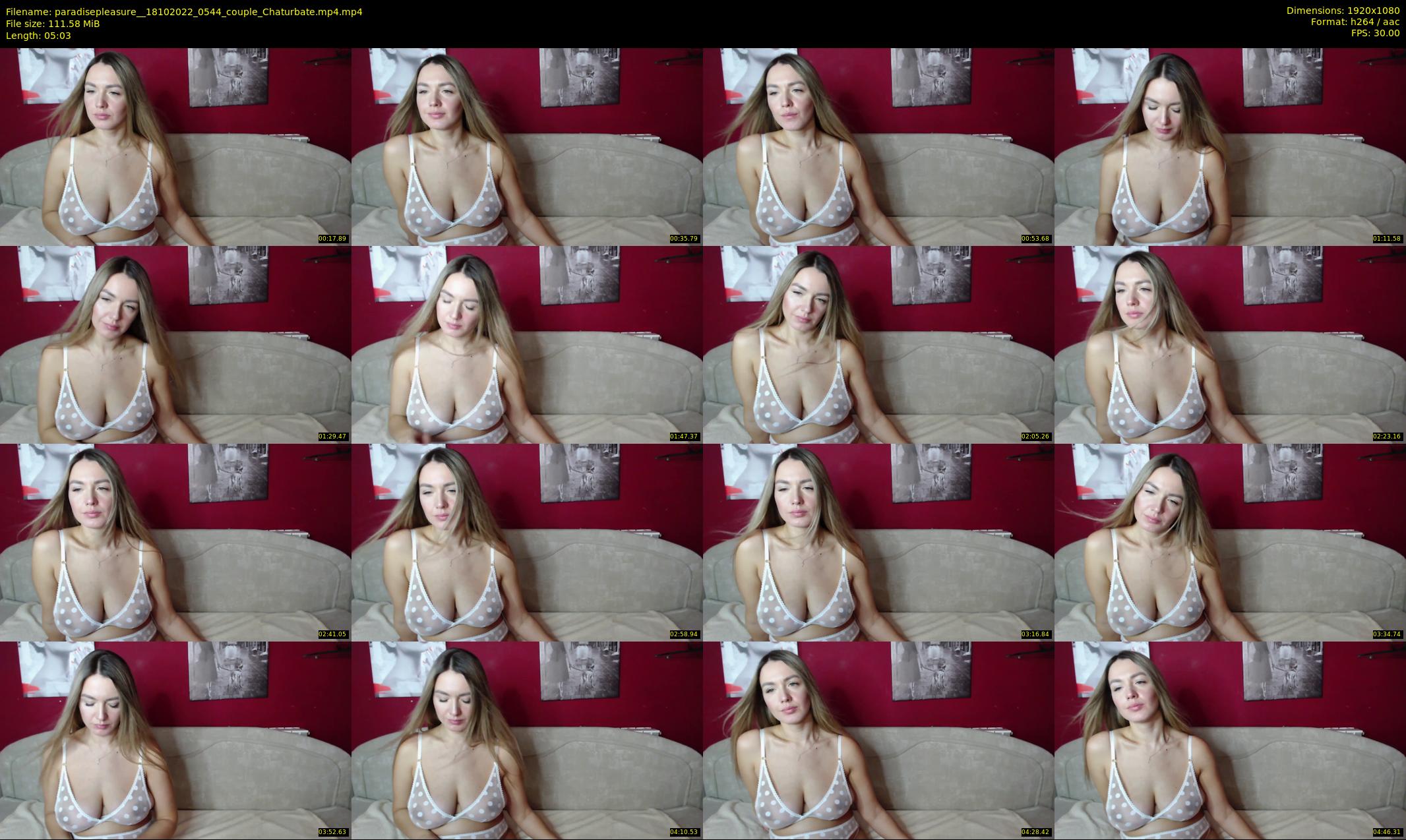 paradisepleasure_ — 6 minute Chaturbate couple cam show recording, 1080p, Oct 18, 2022