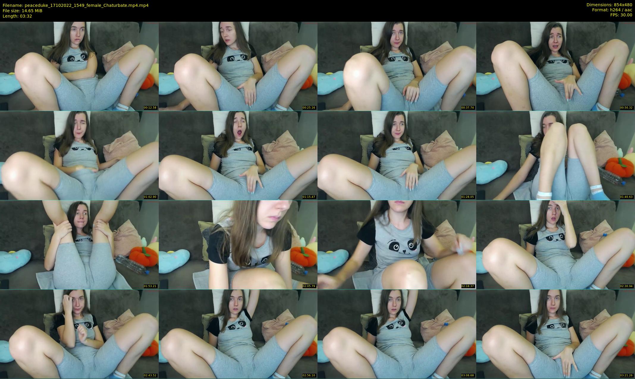 peaceduke — 4 minute Chaturbate female cam show recording, 480p, Oct 17, 2022