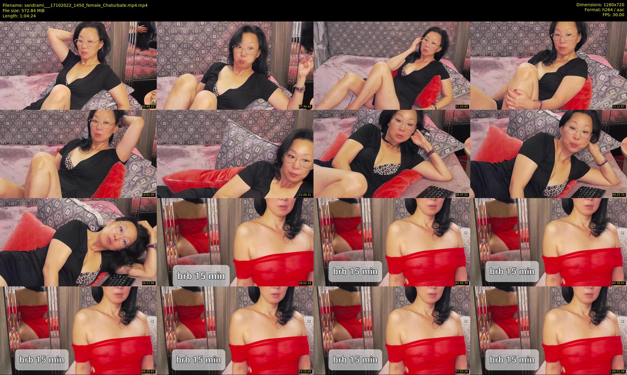 sandrami__ — 65 minute Chaturbate female cam show recording, 720p, Oct 17, 2022