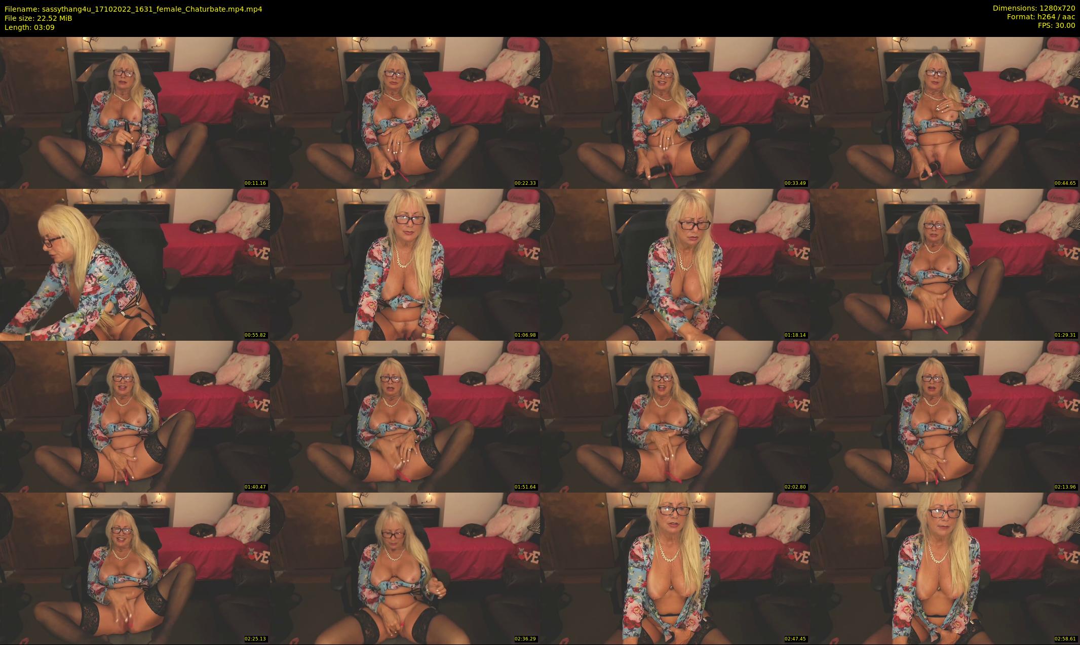 sassythang4u — 4 minute Chaturbate female cam show recording, 720p, Oct 17, 2022