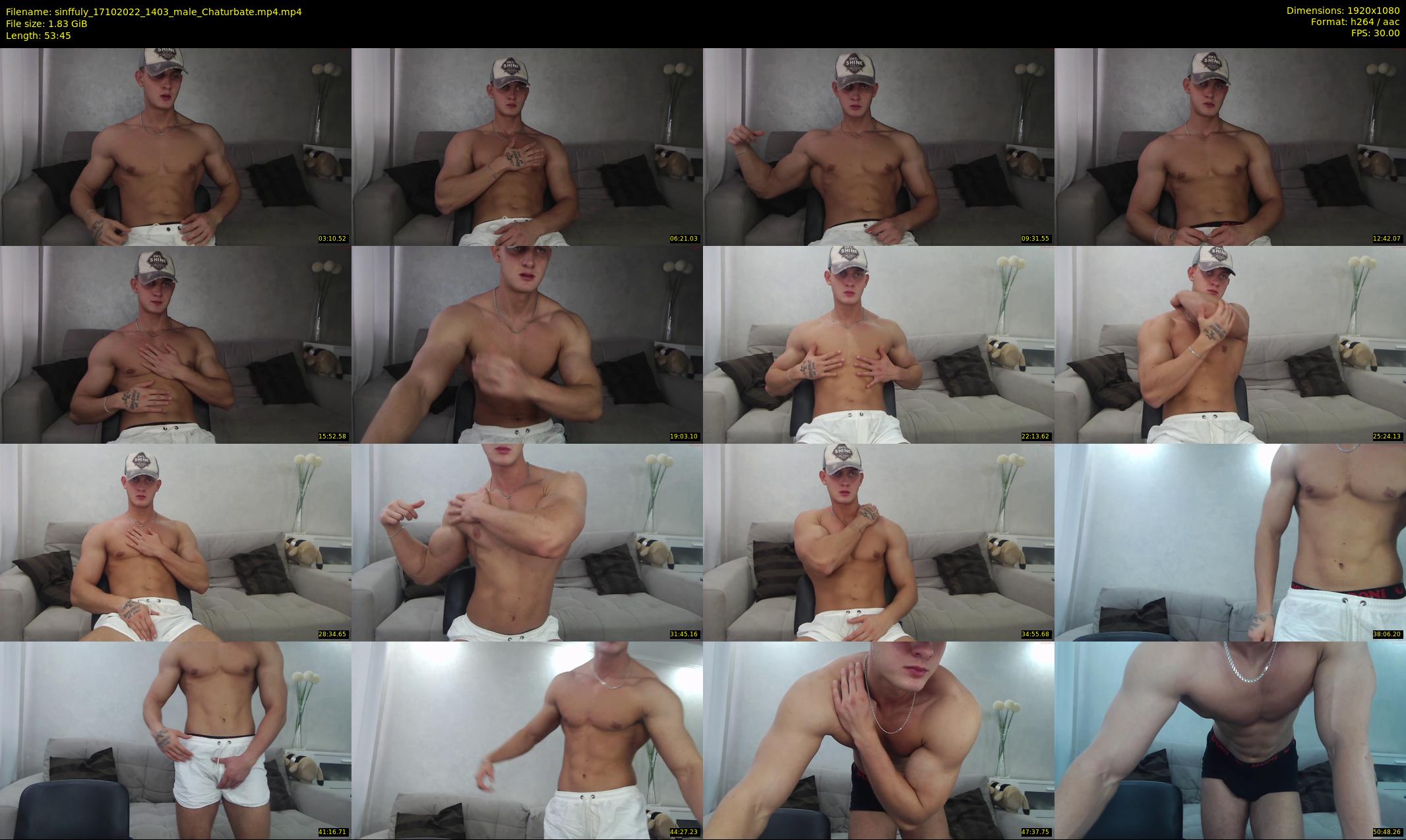 sinffuly — 54 minute Chaturbate male cam show recording, 1080p, Oct 17, 2022