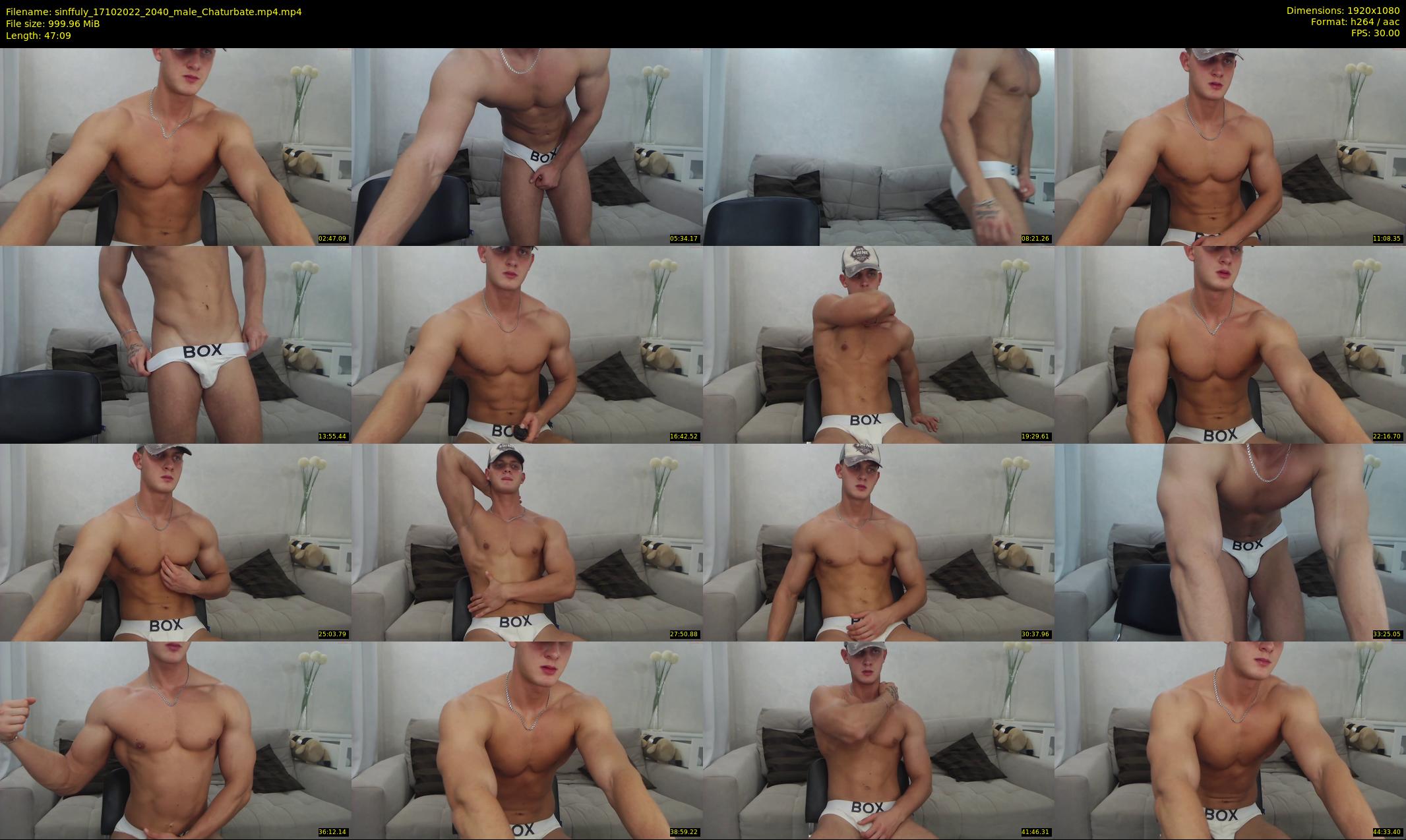 sinffuly — 48 minute Chaturbate male cam show recording, 1080p, Oct 17, 2022