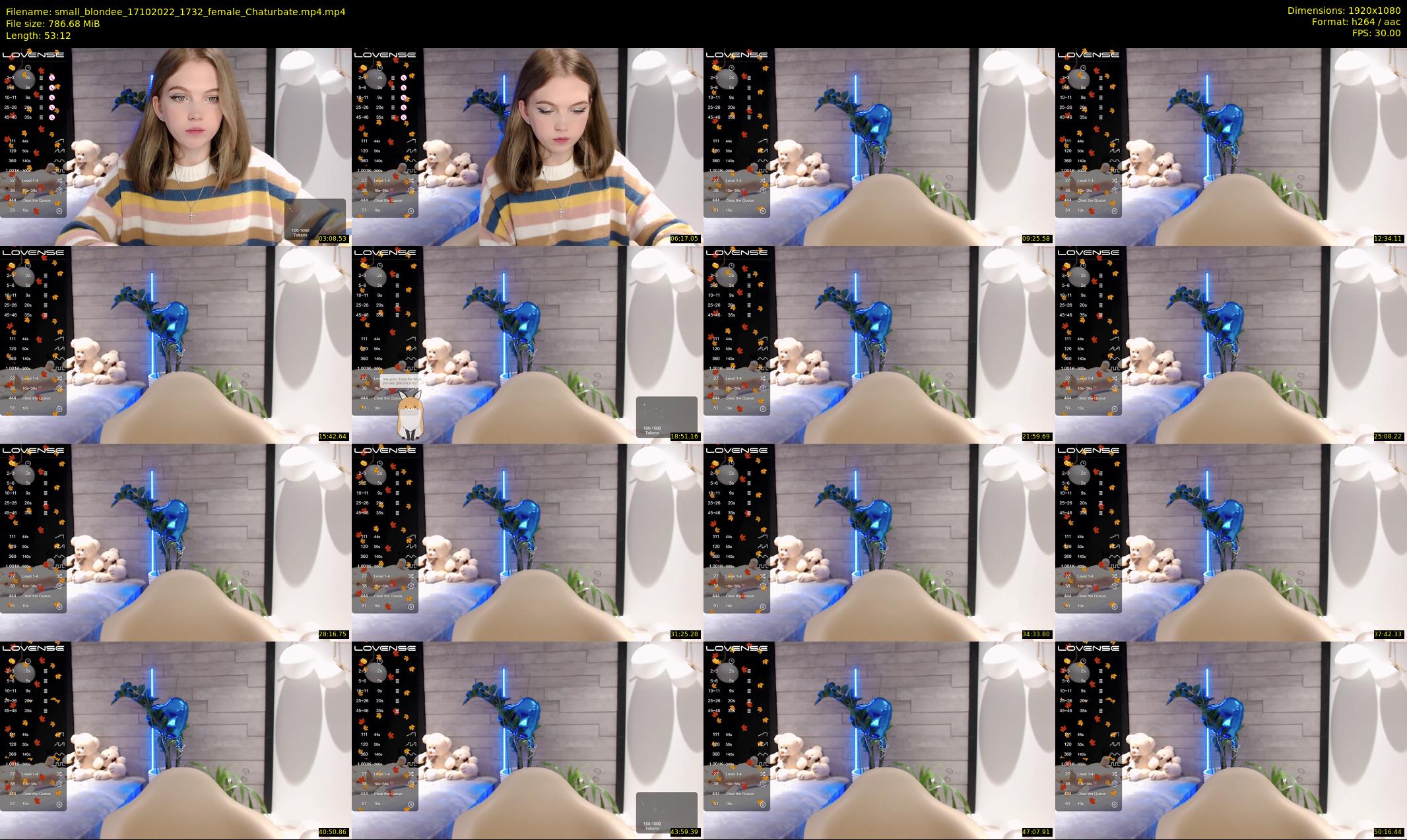 small_blondee — 54 minute Chaturbate female cam show recording, 1080p, Oct 17, 2022
