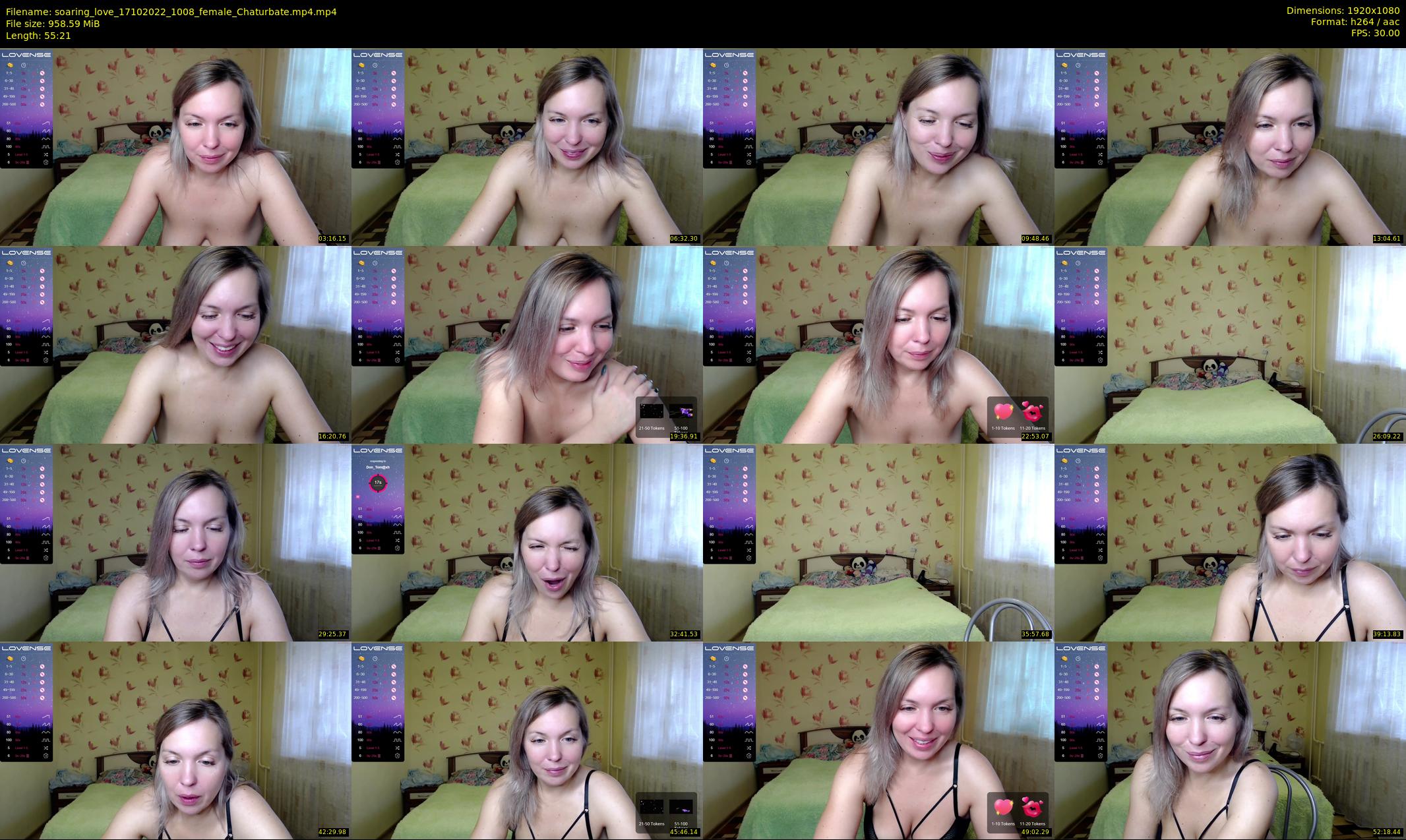 soaring_love — 56 minute Chaturbate female cam show recording, 1080p, Oct 17, 2022