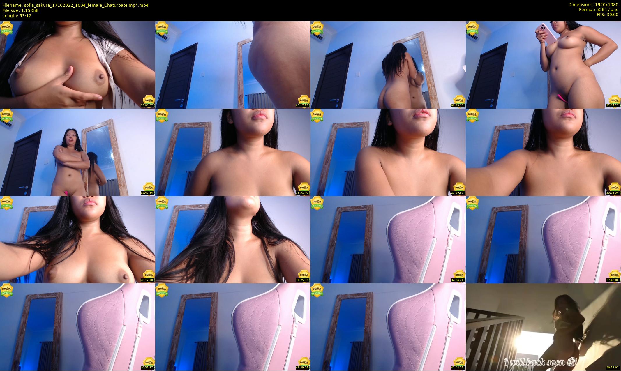 sofia_sakura — 54 minute Chaturbate female cam show recording, 1080p, Oct 17, 2022