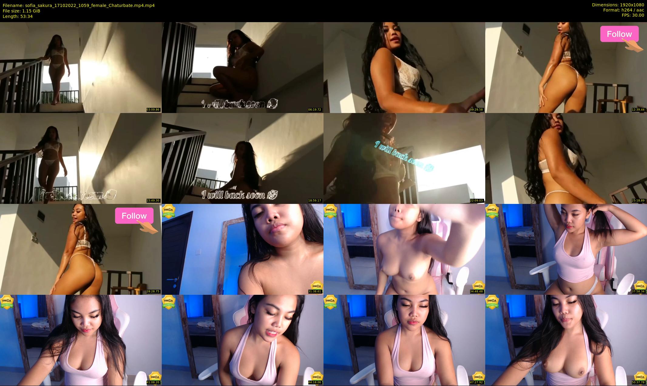 sofia_sakura — 54 minute Chaturbate female cam show recording, 1080p, Oct 17, 2022