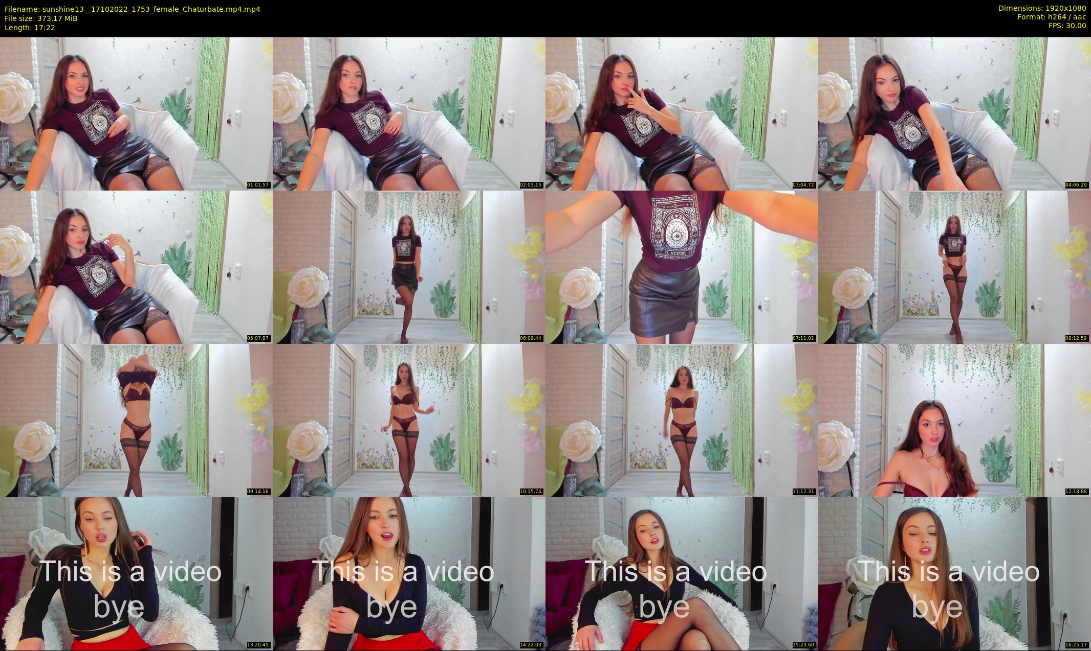 sunshine13_ — 18 minute Chaturbate female cam show recording, 1080p, Oct 17, 2022
