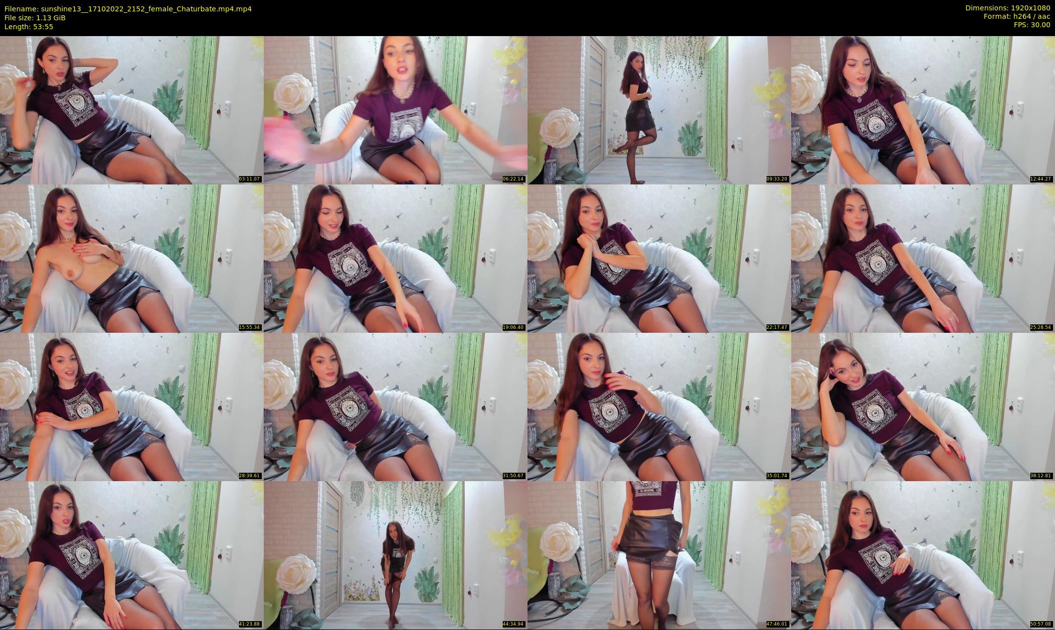 sunshine13_ — 54 minute Chaturbate female cam show recording, 1080p, Oct 17, 2022