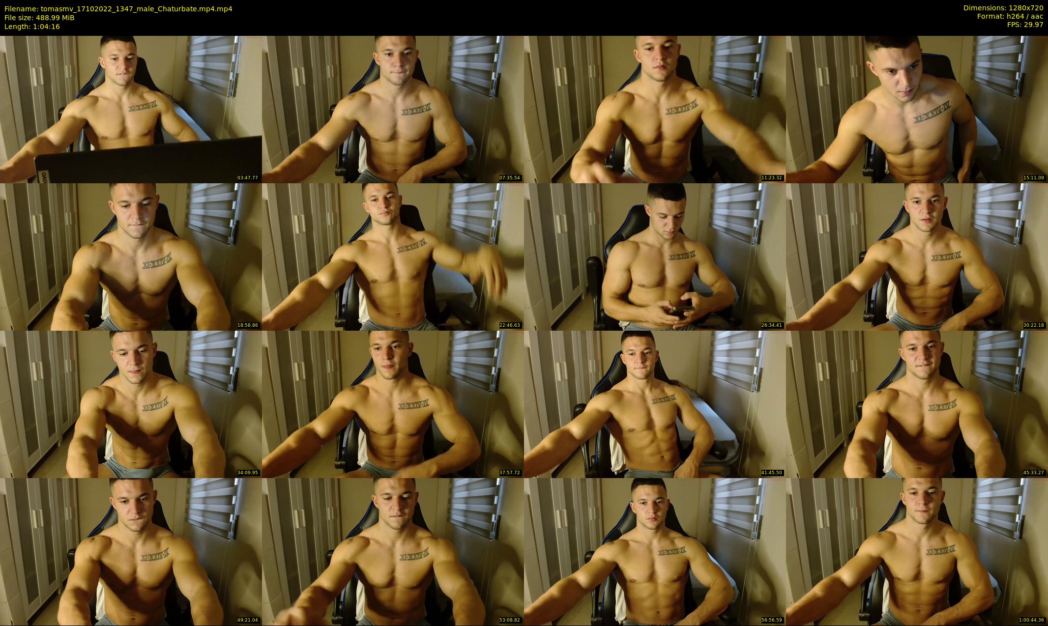 tomasmv — 65 minute Chaturbate male cam show recording, 720p, Oct 17, 2022