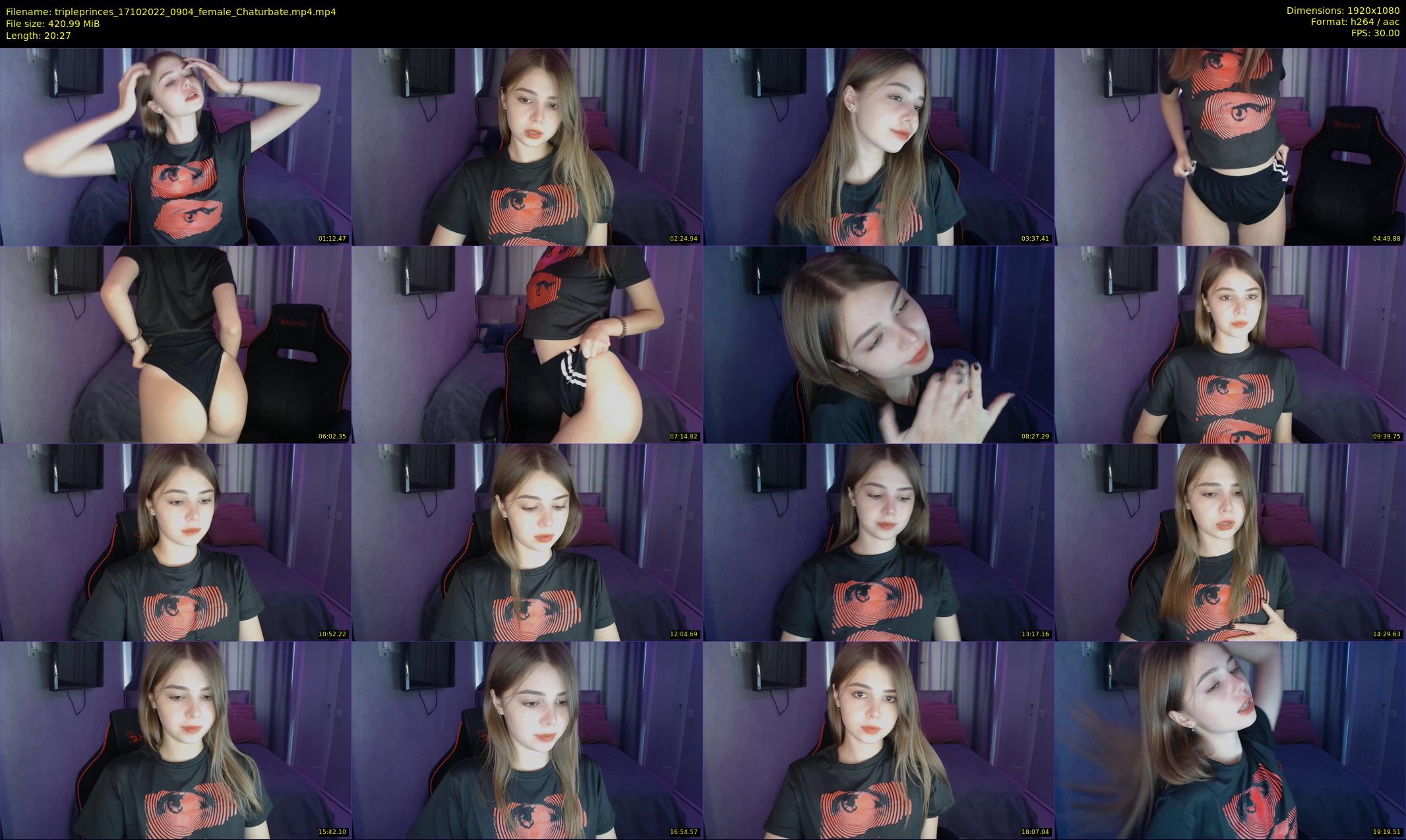 tripleprinces — 21 minute Chaturbate female cam show recording, 1080p, Oct 17, 2022