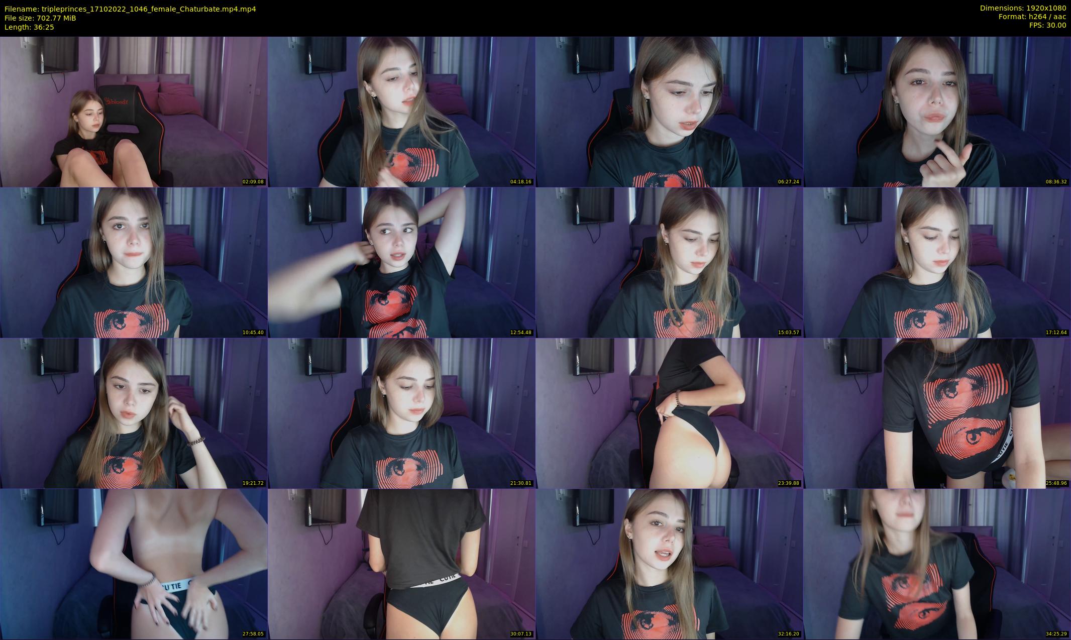tripleprinces — 37 minute Chaturbate female cam show recording, 1080p, Oct 17, 2022