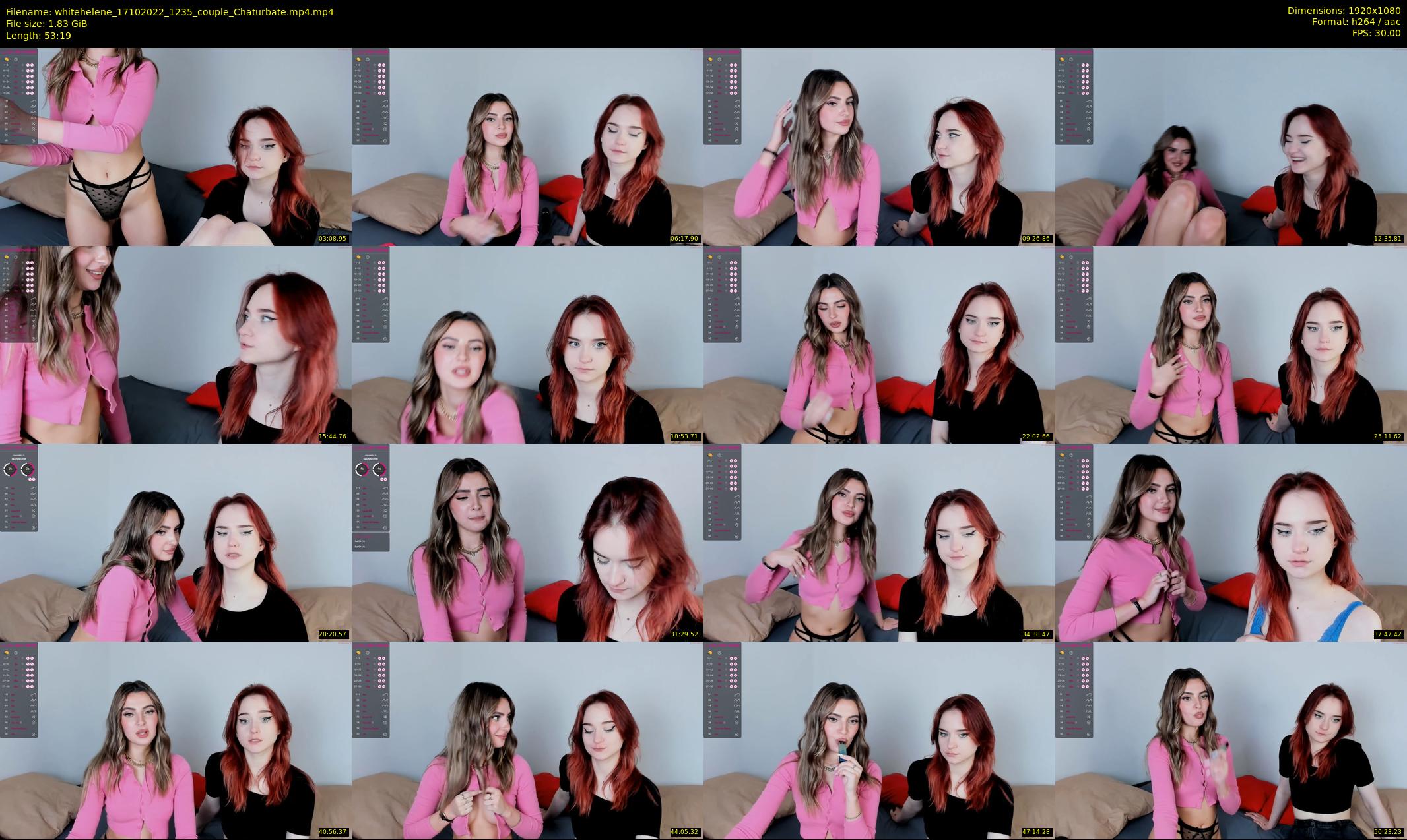 whitehelene — 54 minute Chaturbate female cam show recording, 1080p, Oct 17, 2022