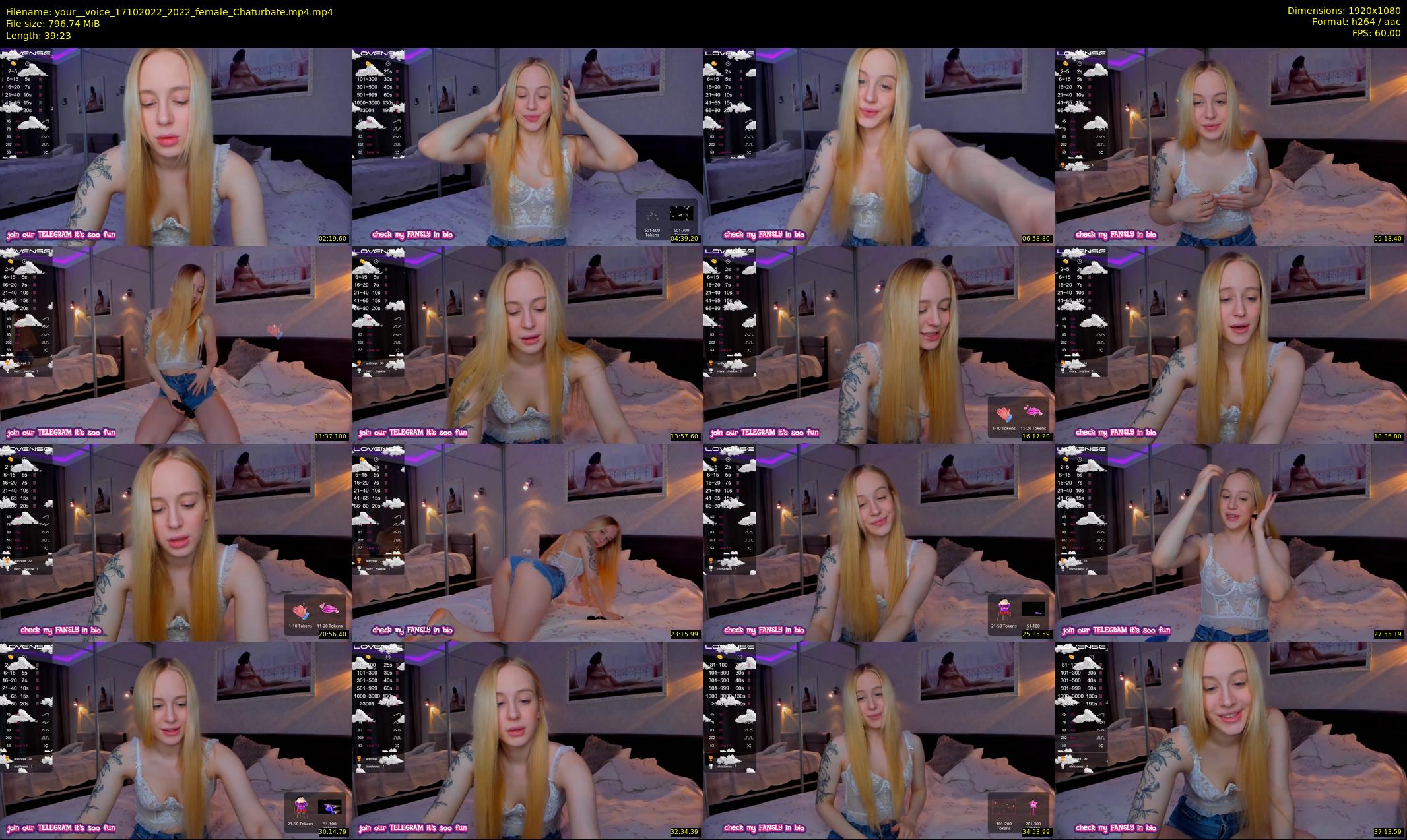 your__voice — 40 minute Chaturbate female cam show recording, 1080p, Oct 17, 2022