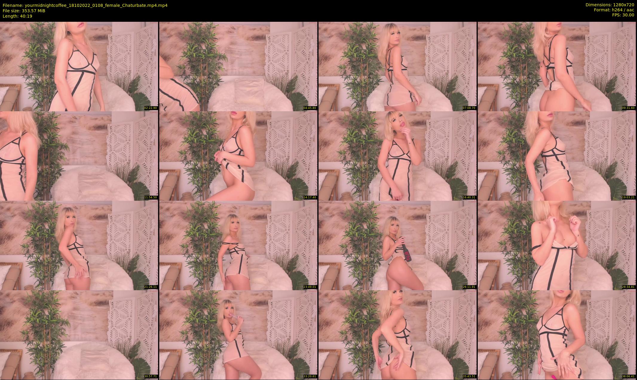 yourmidnightcoffee — 41 minute Chaturbate female cam show recording, 720p, Oct 18, 2022