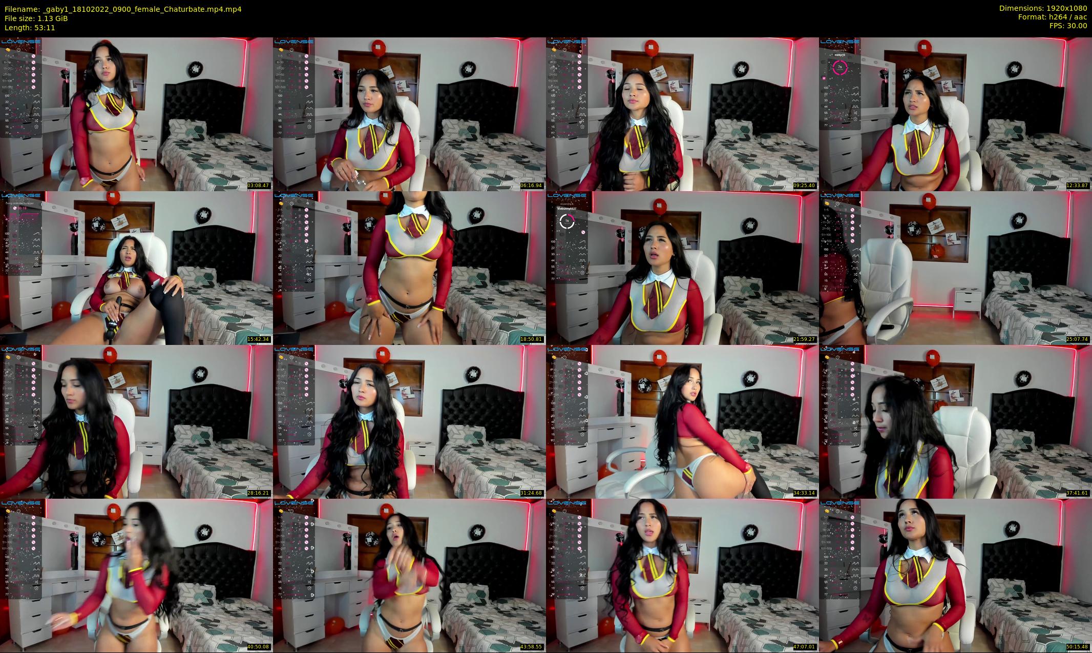 _gaby1 — 54 minute Chaturbate female cam show recording, 1080p, Oct 18, 2022