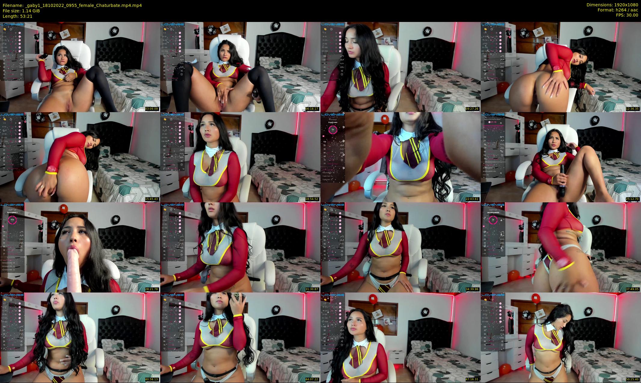 _gaby1 — 54 minute Chaturbate female cam show recording, 1080p, Oct 18, 2022