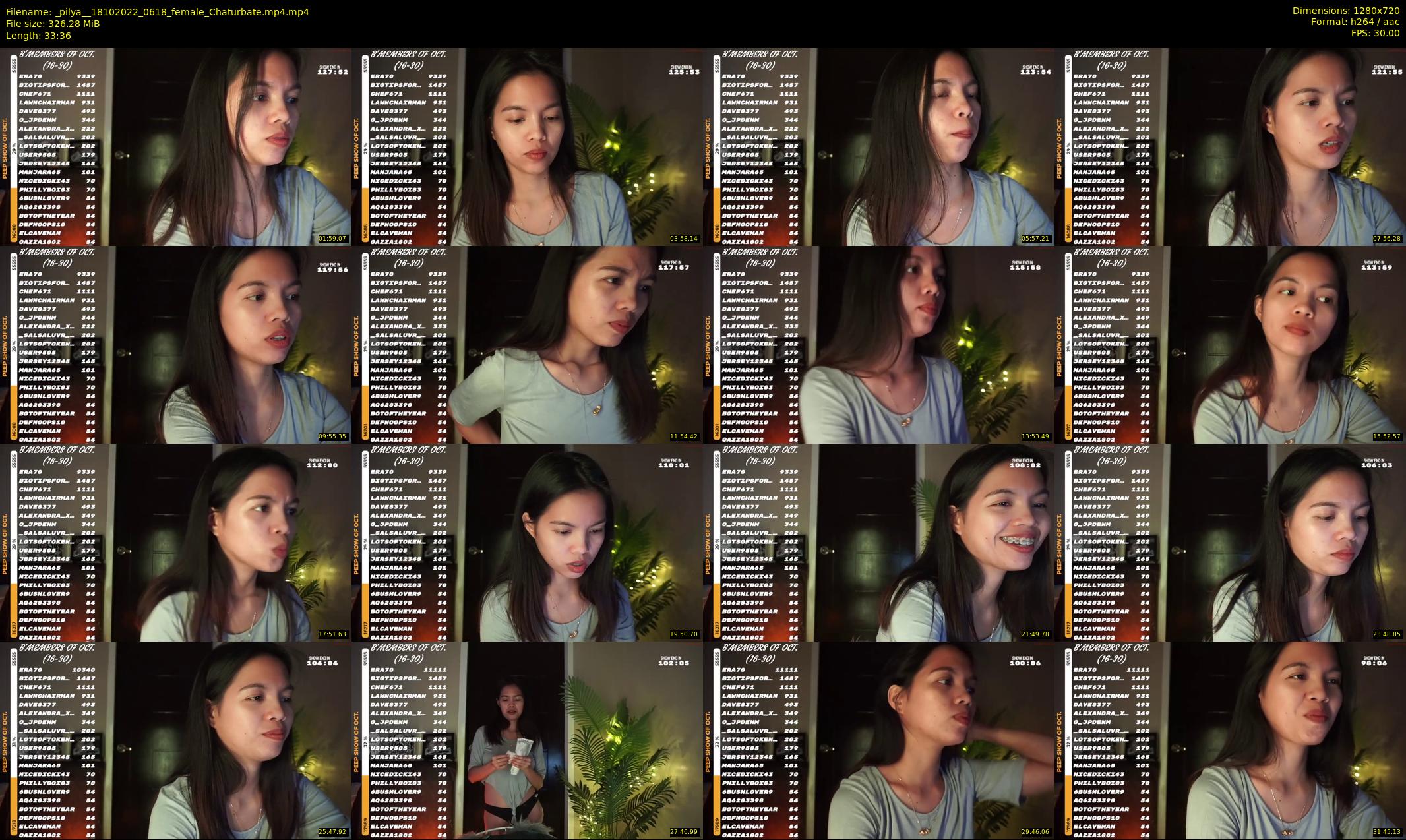_pilya_ — 34 minute Chaturbate female cam show recording, 720p, Oct 18, 2022