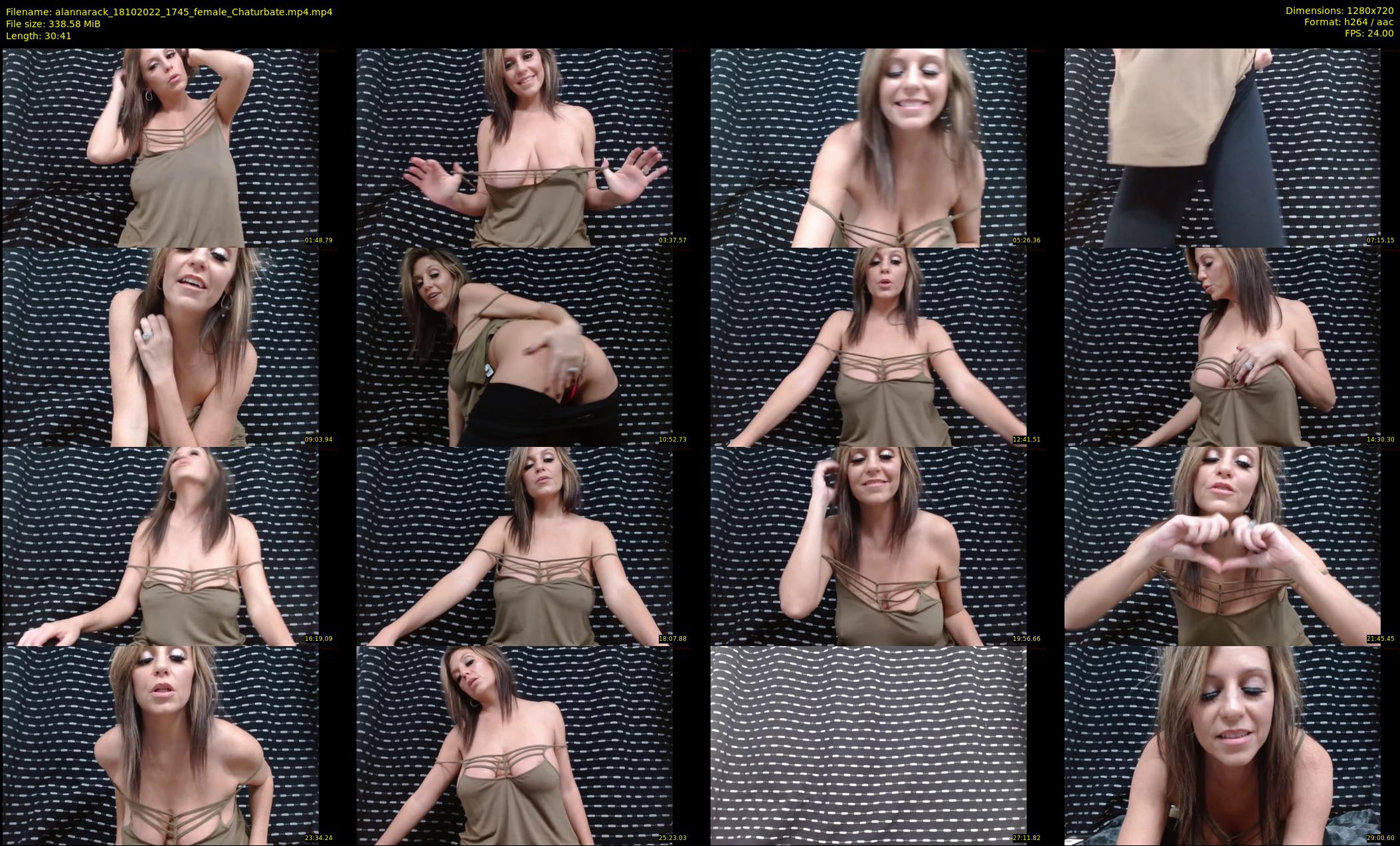 alannarack — 31 minute Chaturbate female cam show recording, 720p, Oct 18, 2022