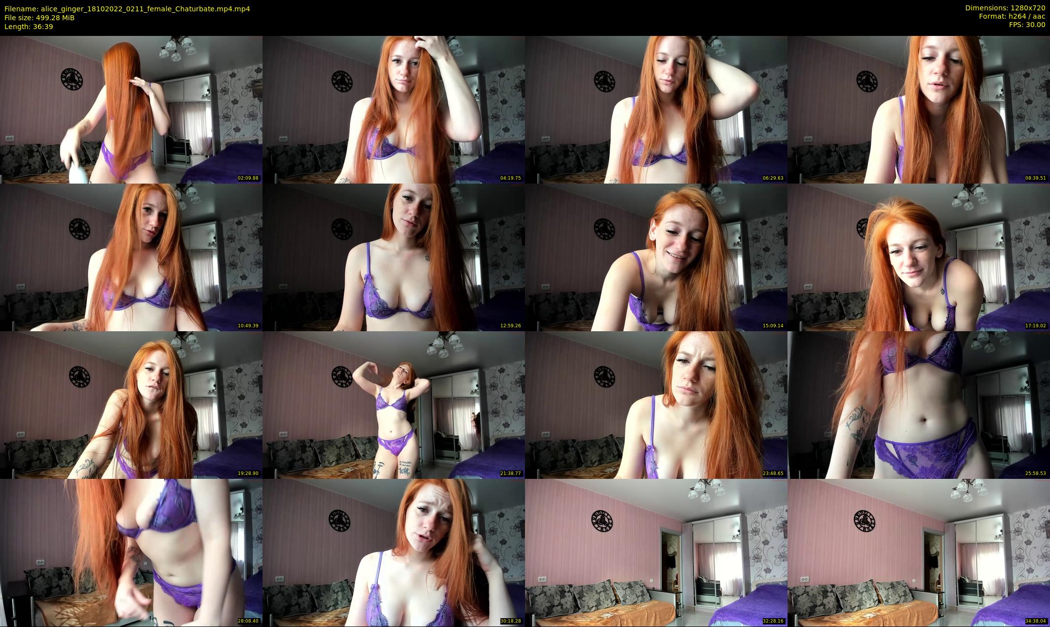 alice_ginger — 37 minute Chaturbate female cam show recording, 720p, Oct 18, 2022