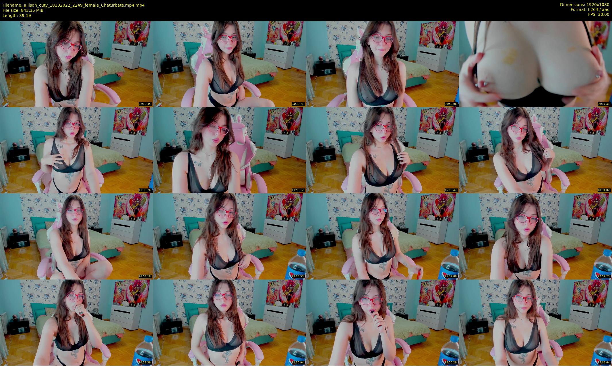 allison_cuty — 40 minute Chaturbate female cam show recording, 1080p, Oct 18, 2022