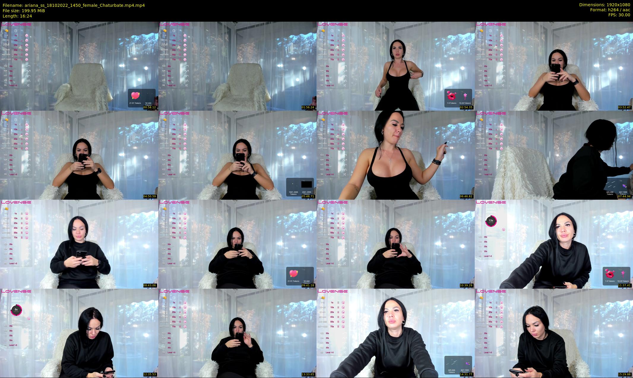 ariana_ss — 17 minute Chaturbate female cam show recording, 1080p, Oct 18, 2022