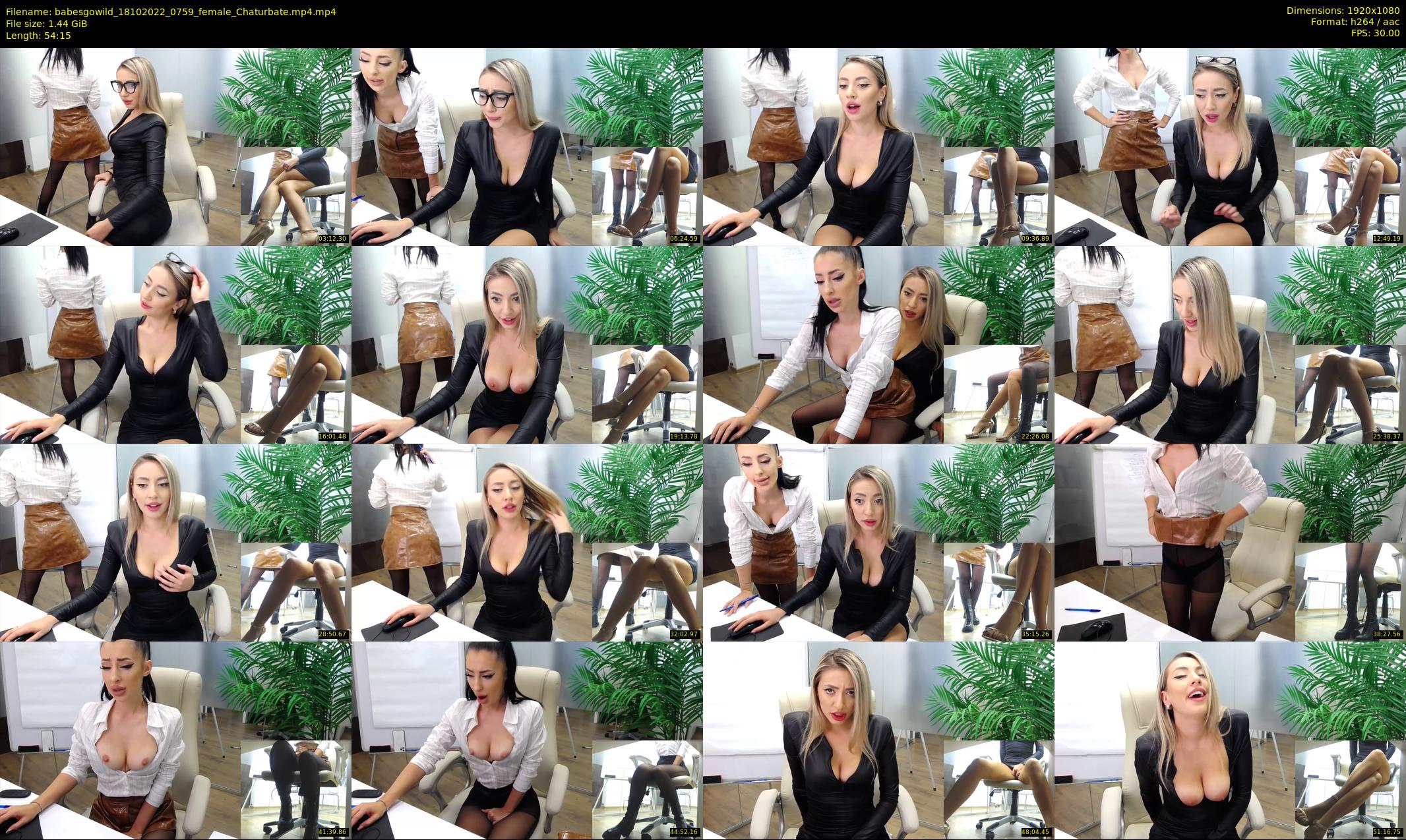 babesgowild — 55 minute Chaturbate couple cam show recording, 1080p, Oct 18, 2022