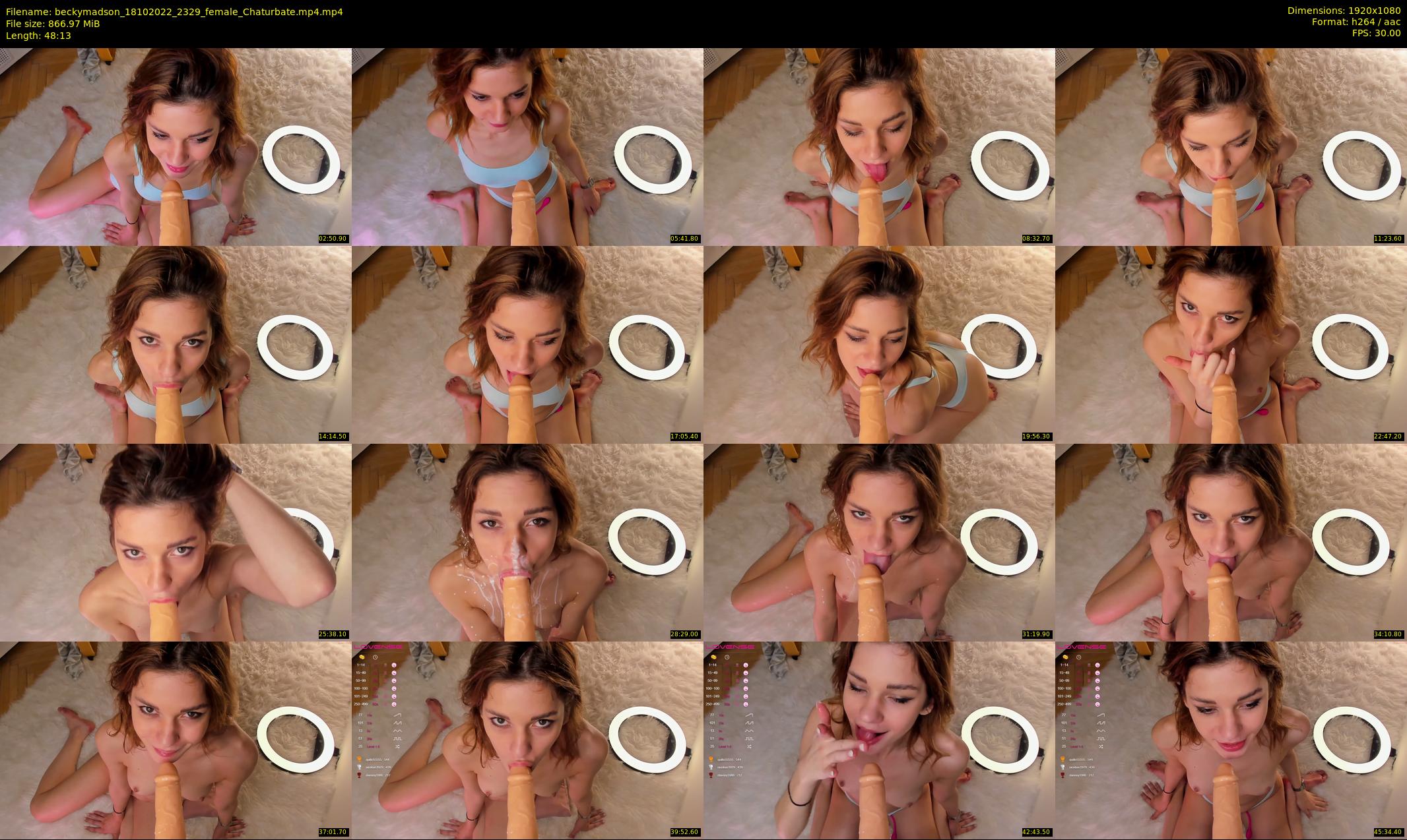 beckymadson — 49 minute Chaturbate female cam show recording, 1080p, Oct 18, 2022