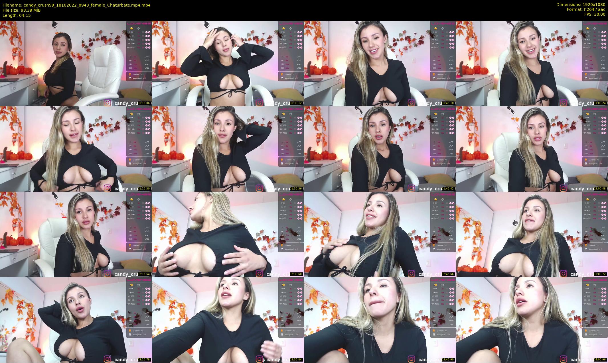 candy_crush99 — 5 minute Chaturbate female cam show recording, 1080p, Oct 18, 2022