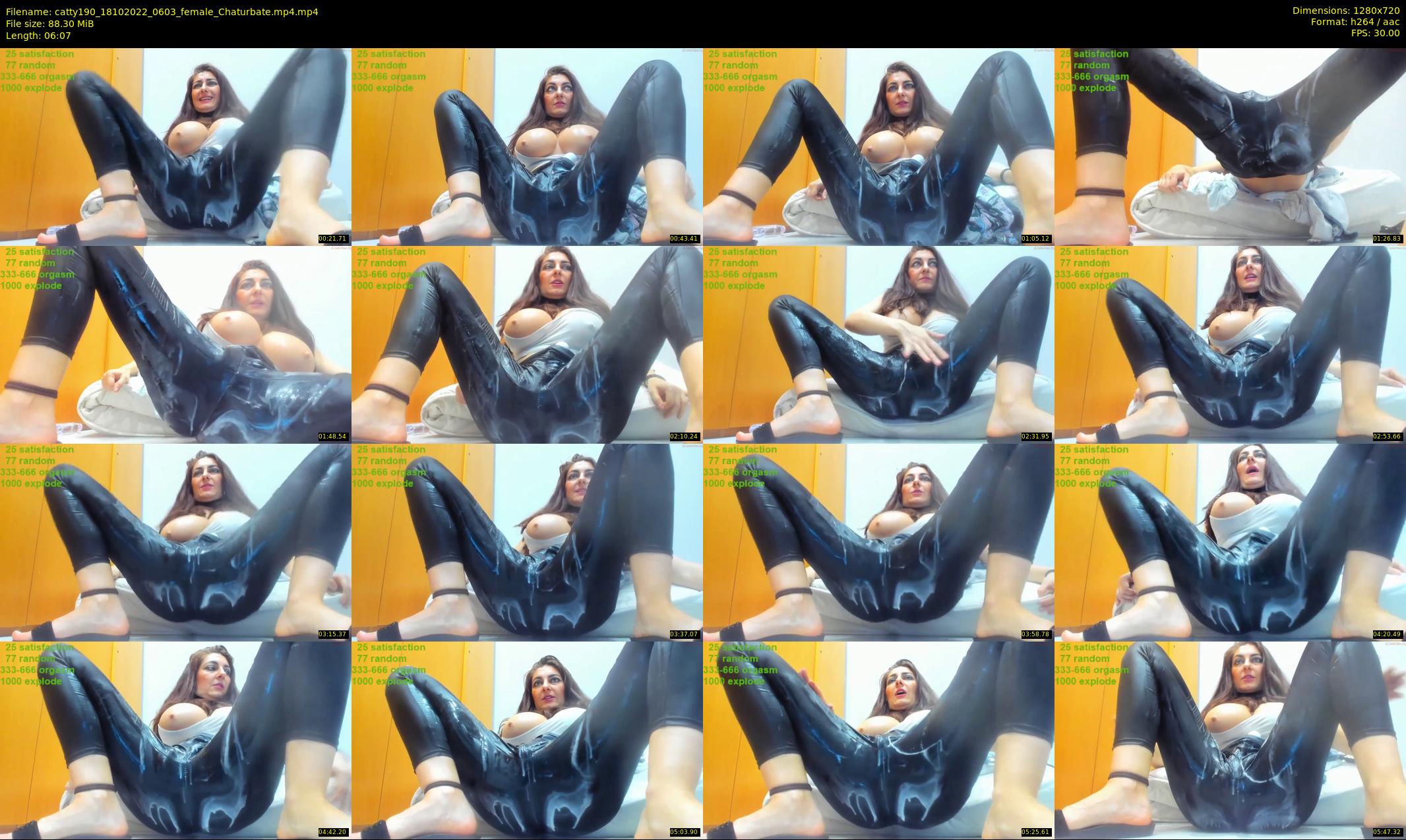catty190 — 7 minute Chaturbate female cam show recording, 720p, Oct 18, 2022