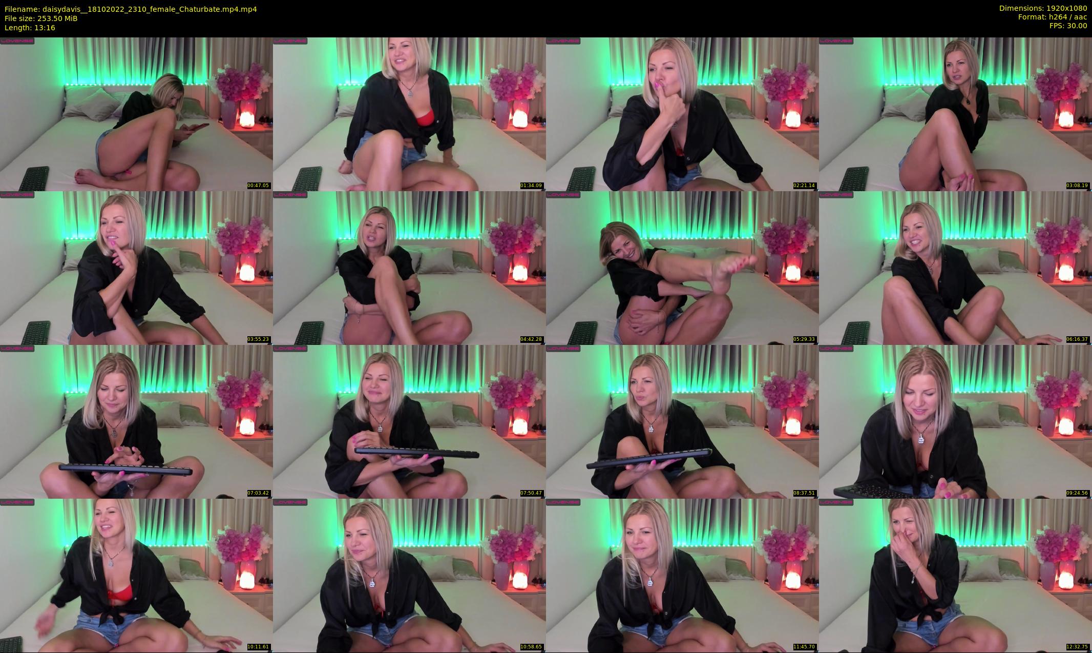 daisydavis_ — 14 minute Chaturbate female cam show recording, 1080p, Oct 18, 2022