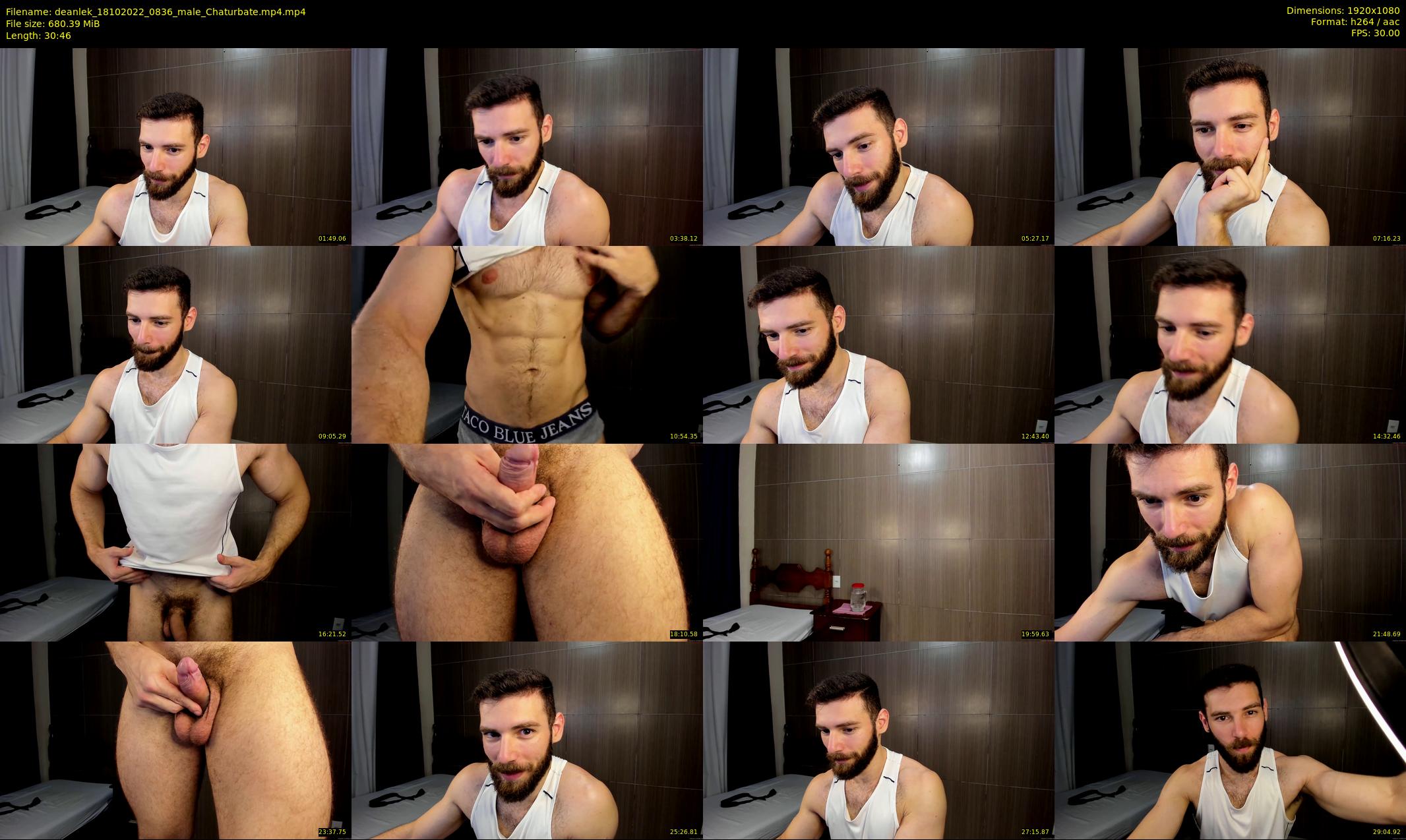 deanlek — 31 minute Chaturbate male cam show recording, 1080p, Oct 18, 2022