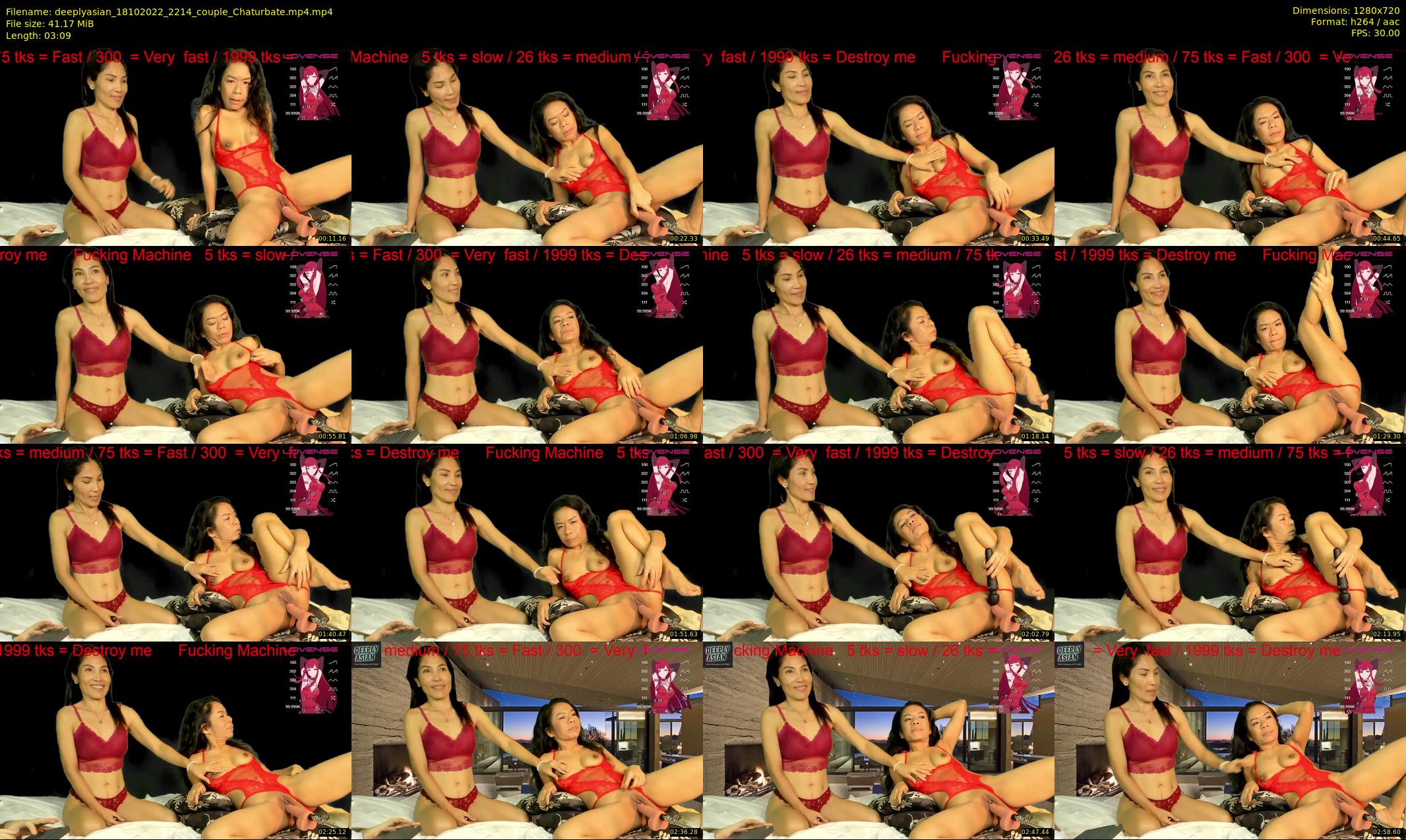 deeplyasian — 4 minute Chaturbate couple cam show recording, 720p, Oct 18, 2022