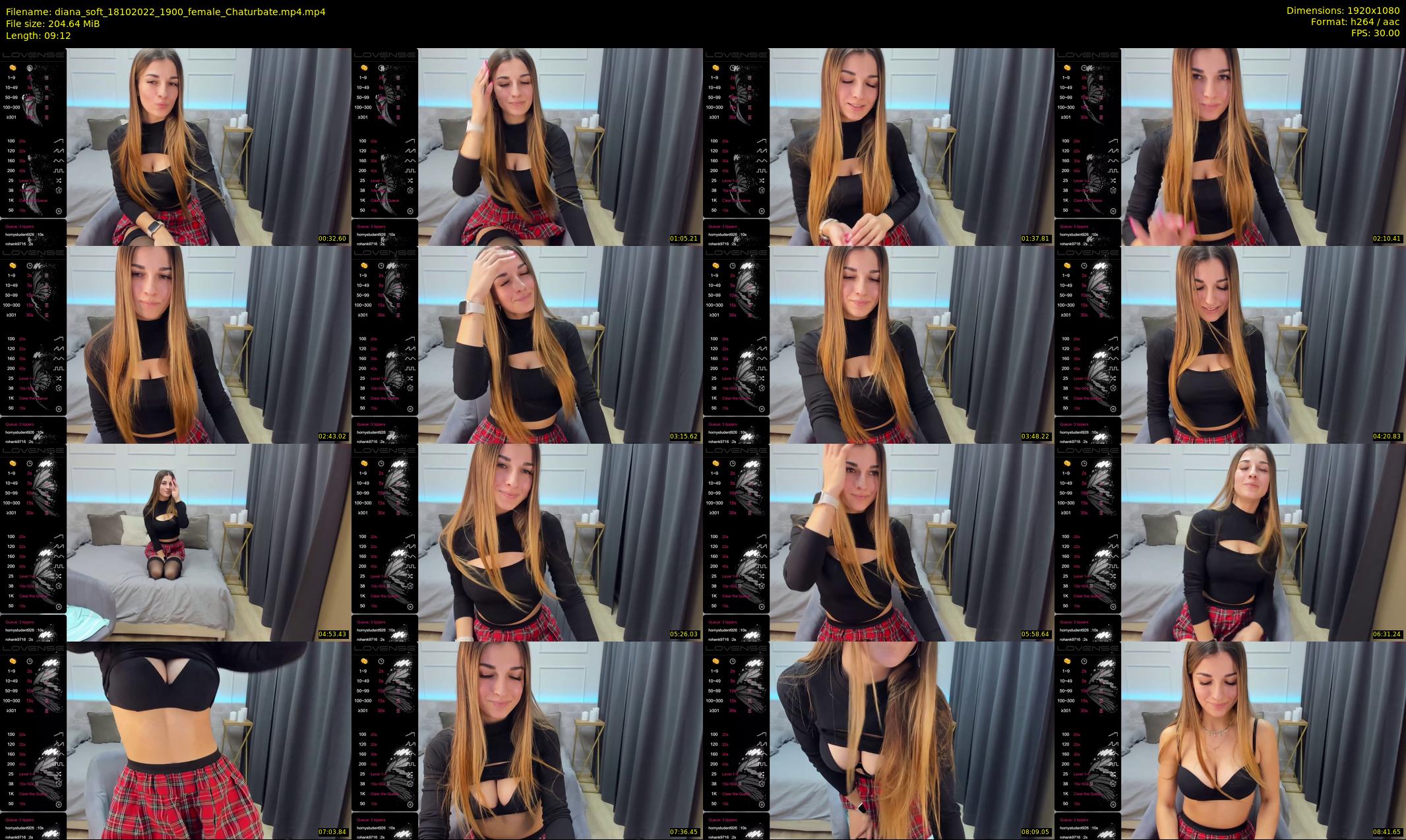 diana_soft — 10 minute Chaturbate female cam show recording, 1080p, Oct 18, 2022