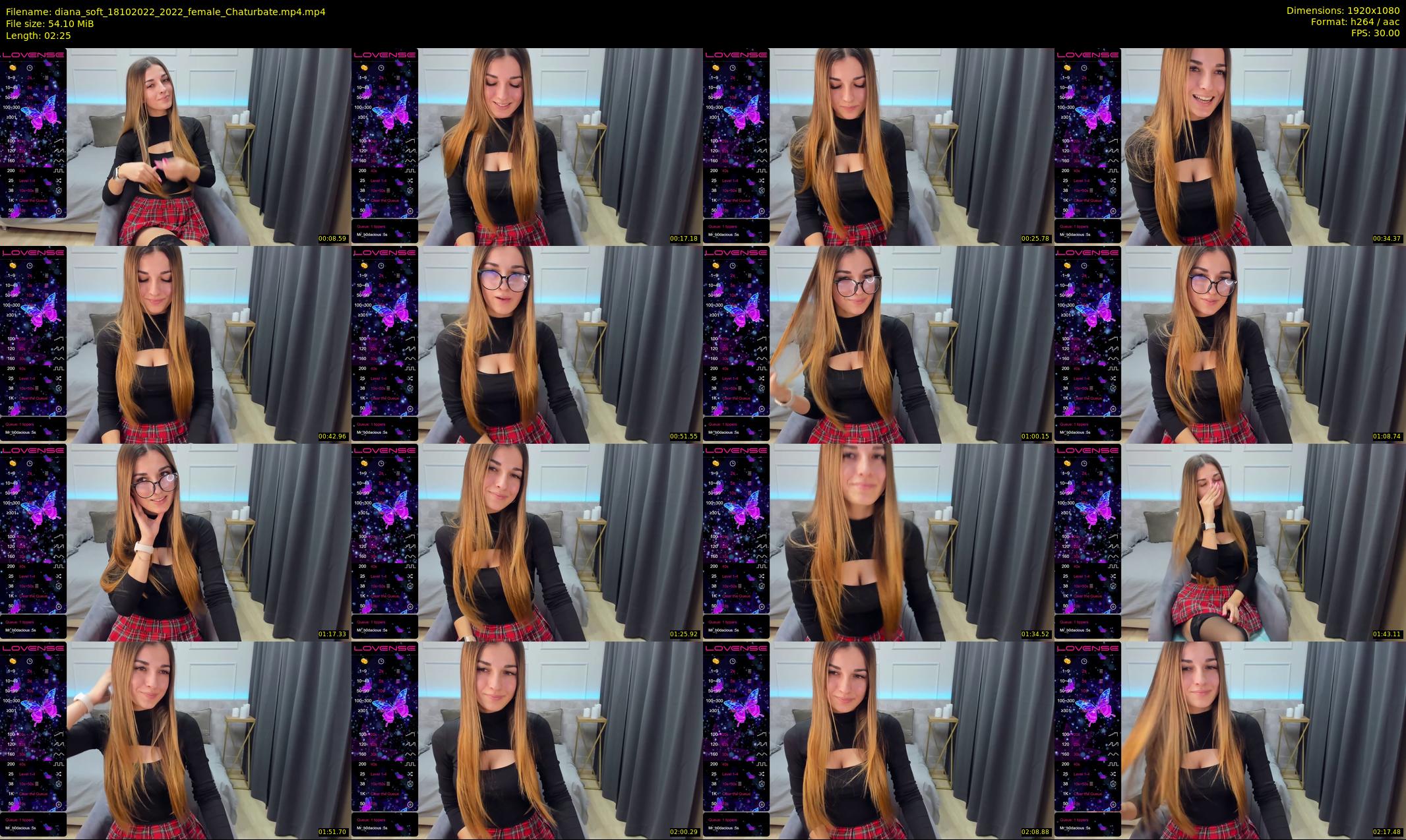 diana_soft — 3 minute Chaturbate female cam show recording, 1080p, Oct 18, 2022