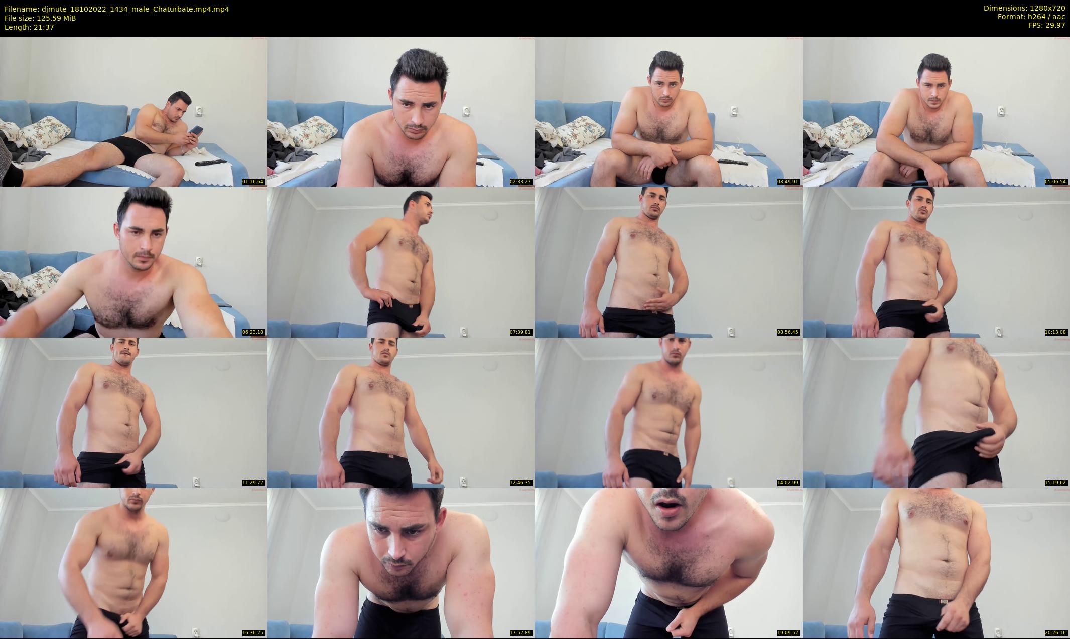 djmute — 22 minute Chaturbate male cam show recording, 720p, Oct 18, 2022