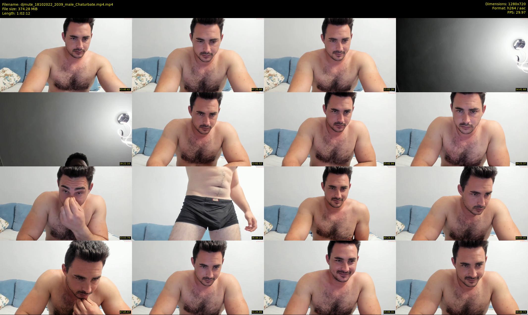 djmute — 63 minute Chaturbate male cam show recording, 720p, Oct 18, 2022