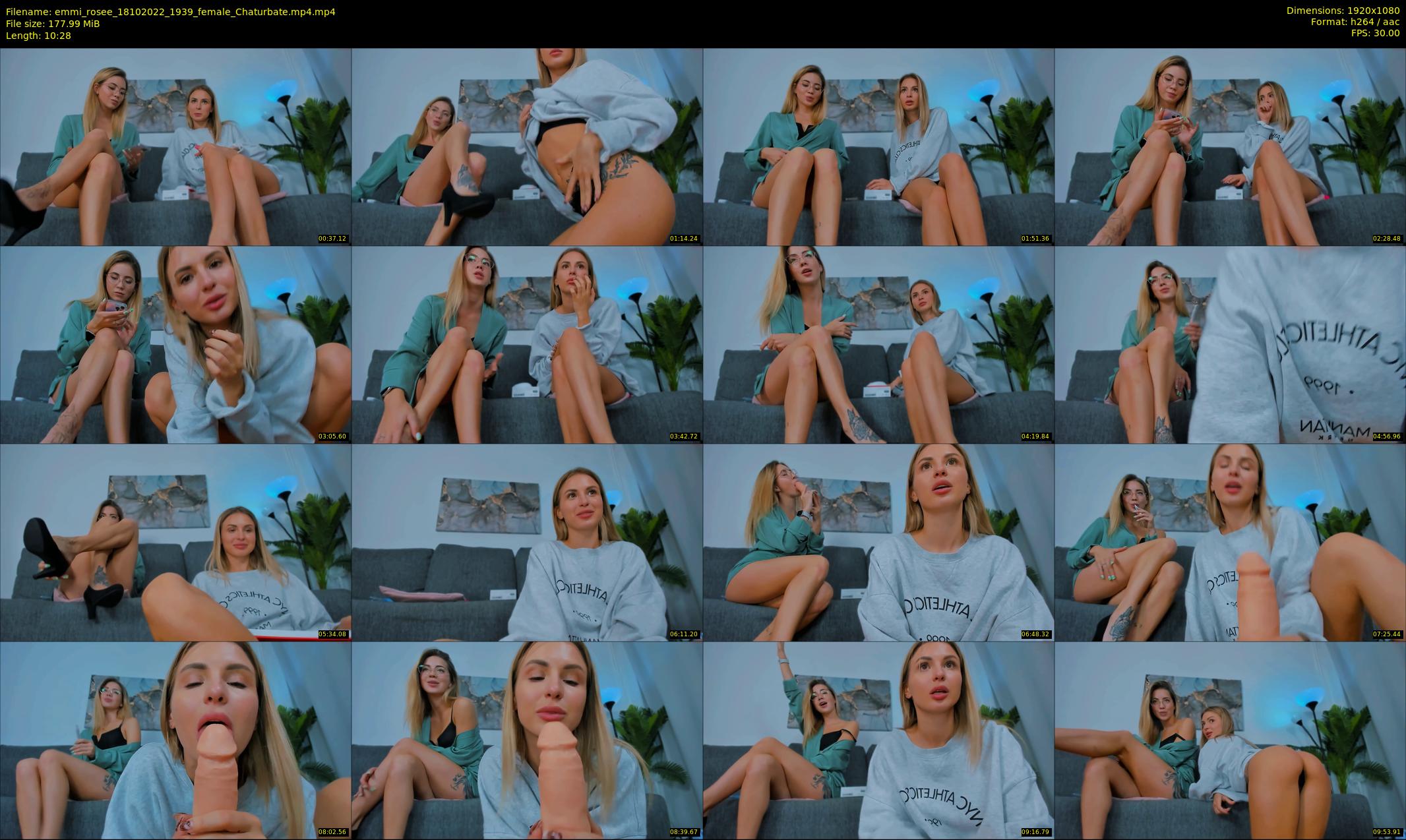emmi_rosee — 11 minute Chaturbate female cam show recording, 1080p, Oct 18, 2022