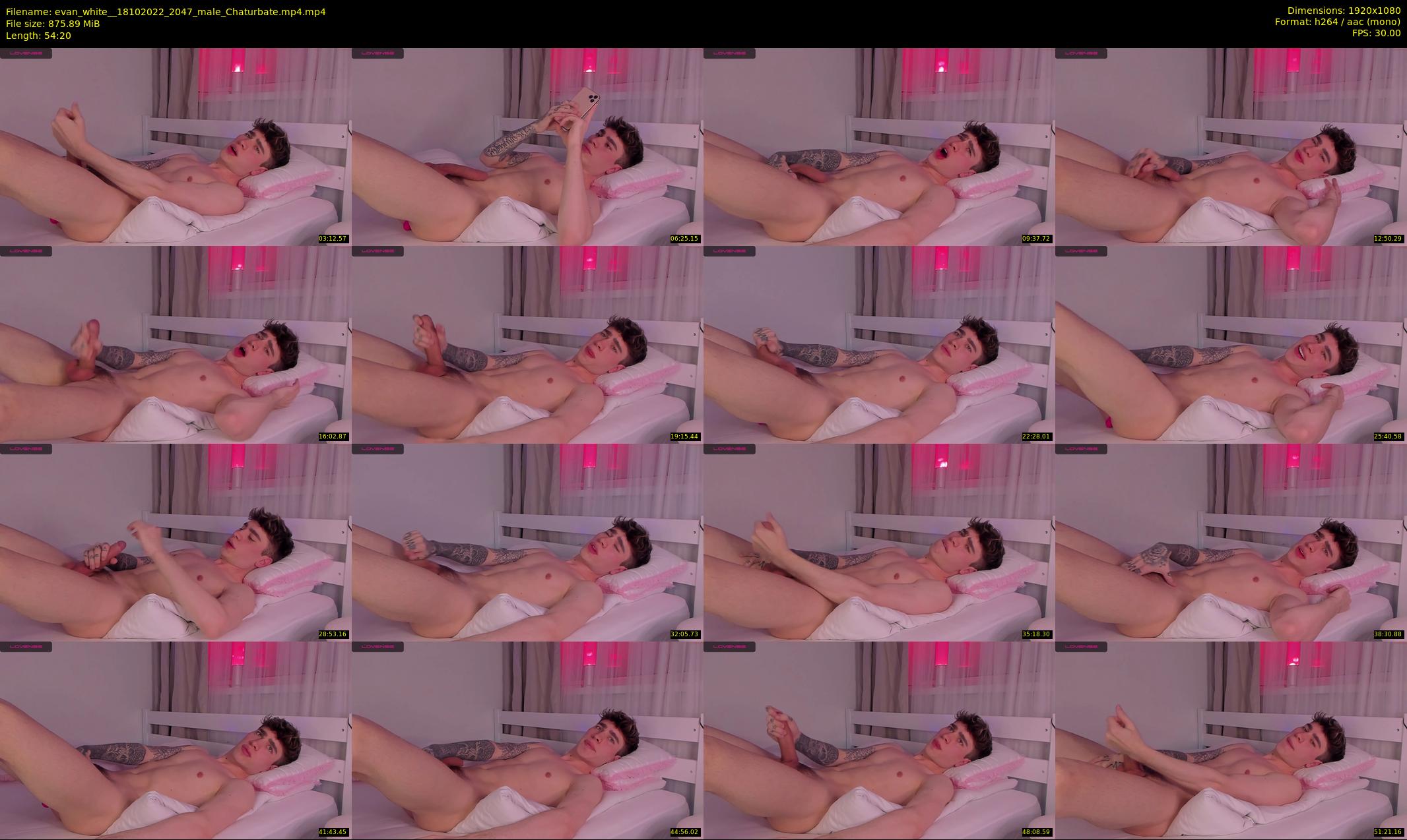 evan_white_ — 55 minute Chaturbate male cam show recording, 1080p, Oct 18, 2022