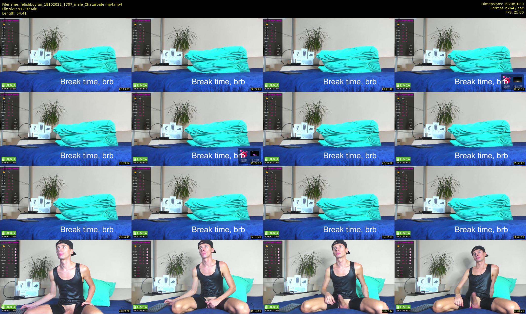 fetishboyfun — 55 minute Chaturbate male cam show recording, 1080p, Oct 18, 2022