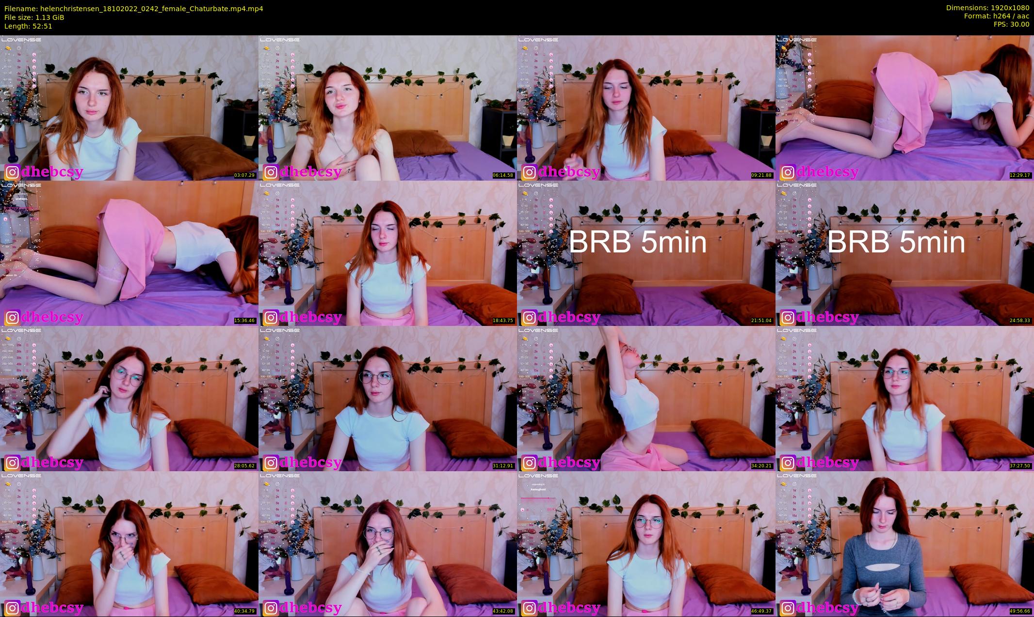 helenchristensen — 53 minute Chaturbate female cam show recording, 1080p, Oct 18, 2022