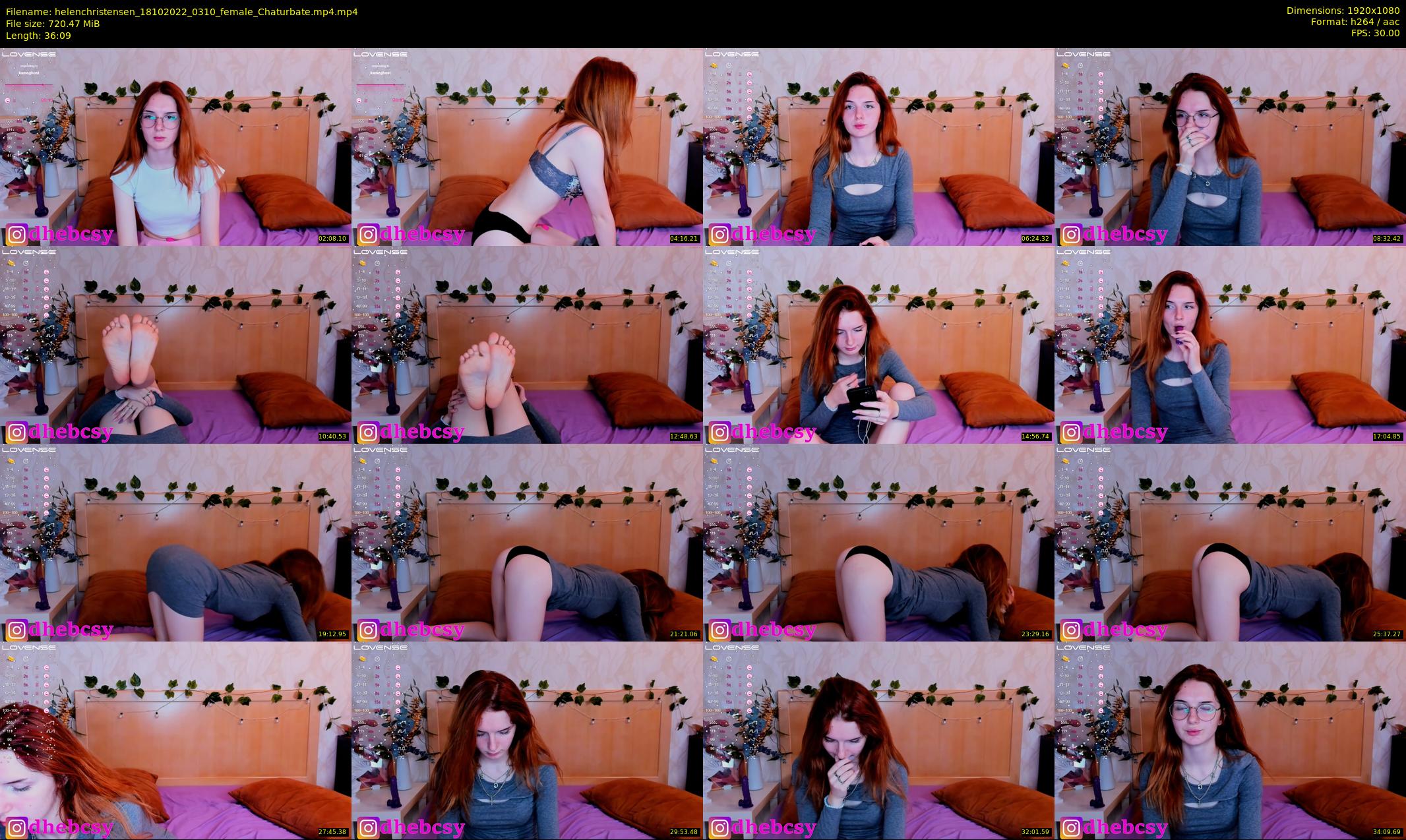 helenchristensen — 37 minute Chaturbate female cam show recording, 1080p, Oct 18, 2022