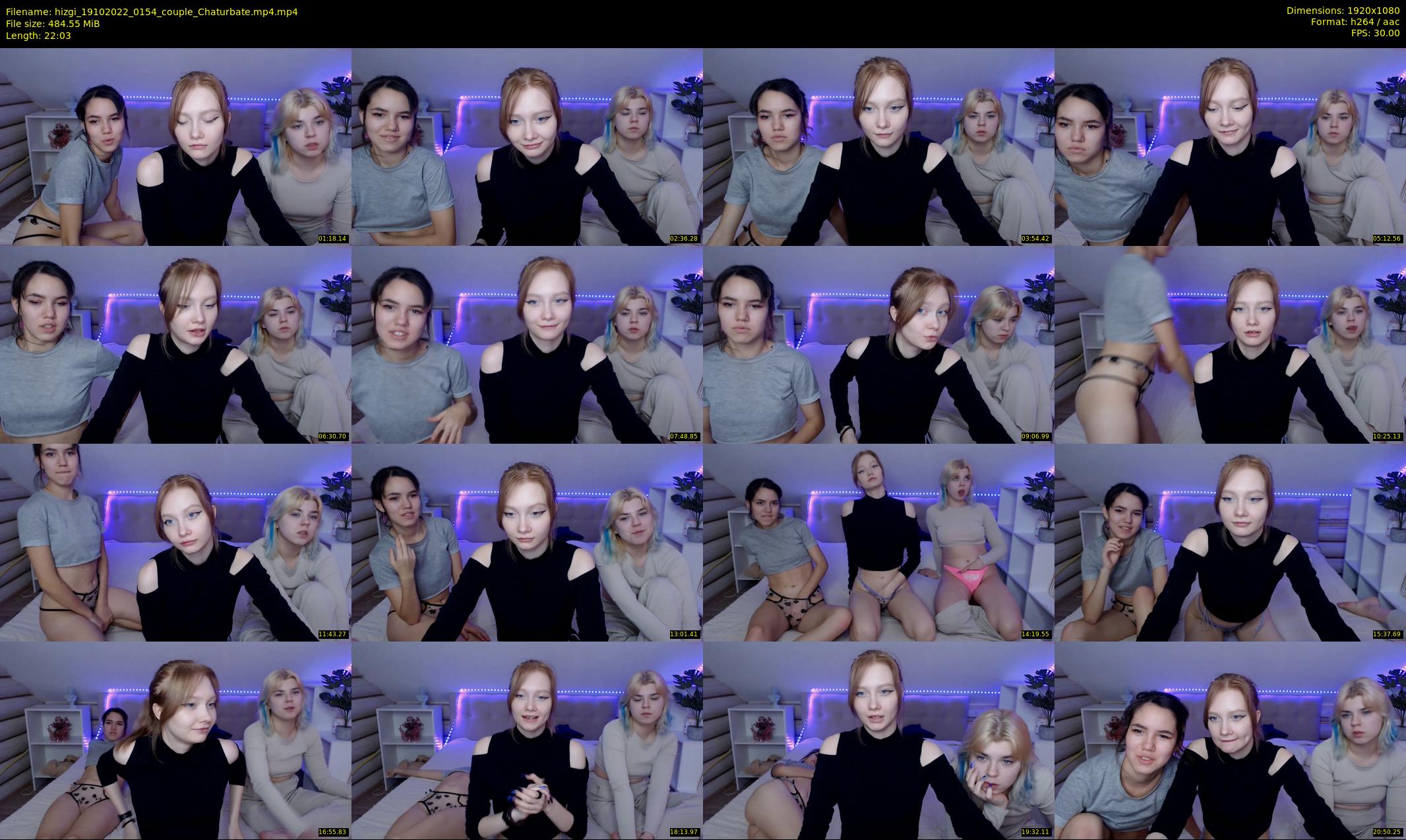 hizgi — 23 minute Chaturbate couple cam show recording, 1080p, Oct 19, 2022