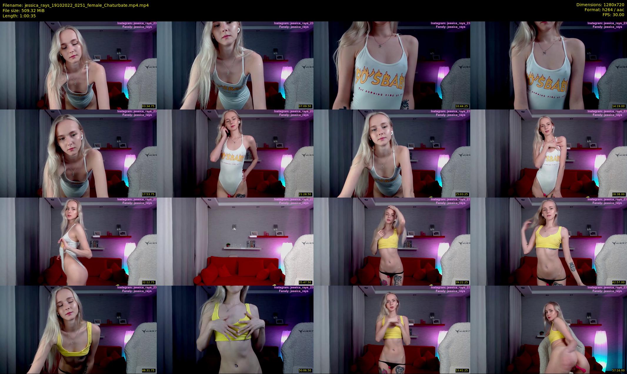 jessica_rays — 61 minute Chaturbate couple cam show recording, 720p, Oct 19, 2022